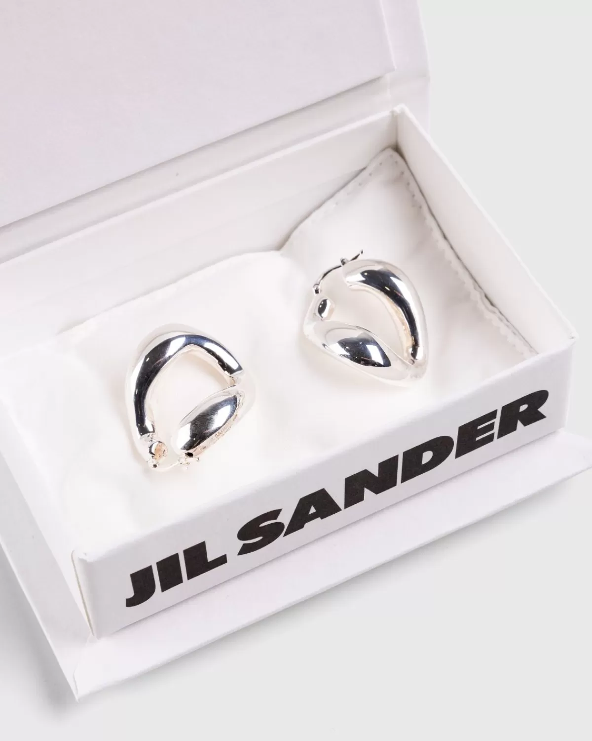 Jil Sander Geparfumeerde Kettingoorbellen Zilver Hot