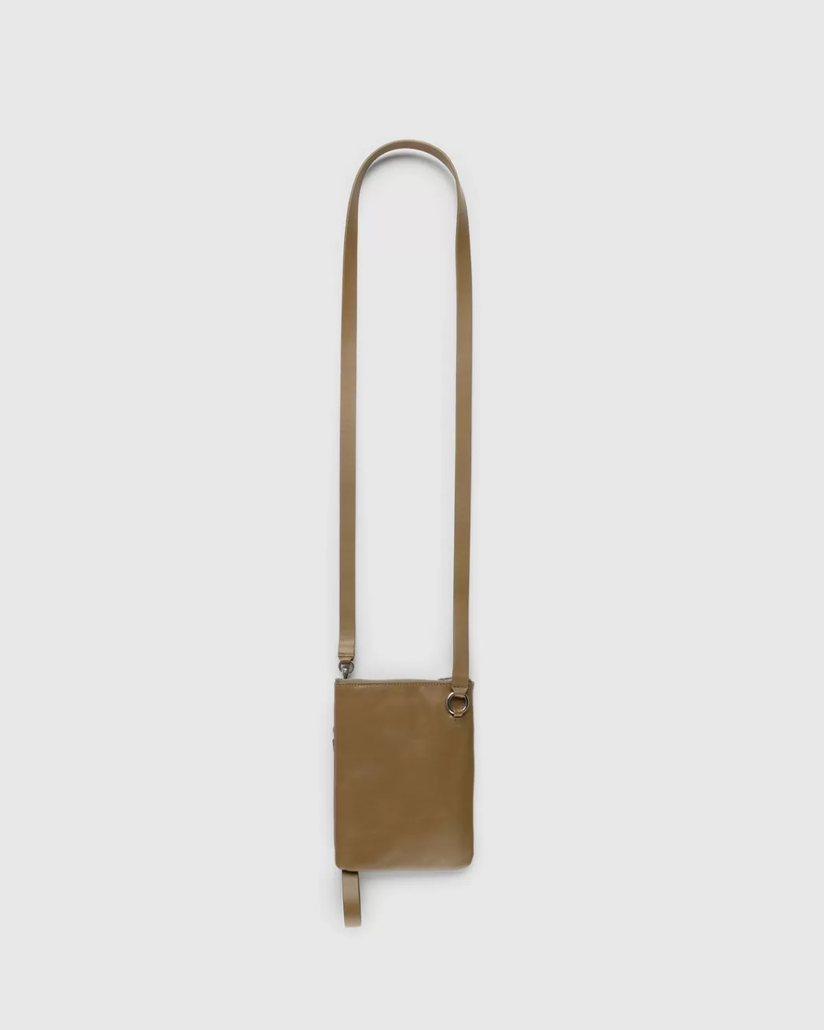 Jil Sander Leren Etui Ketting Bruin Store