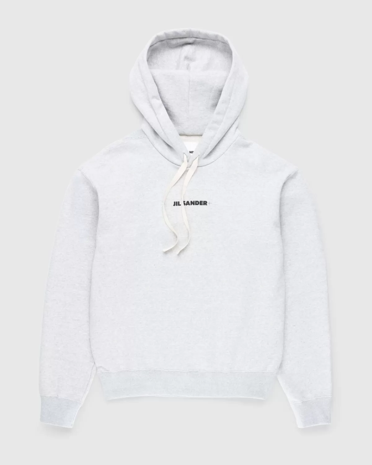 Jil Sander Logo Hoodie Grijs Best Sale