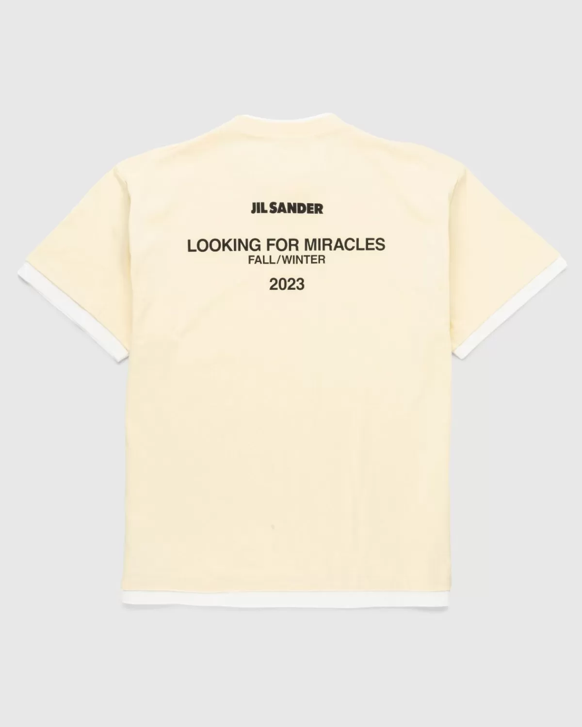 Jil Sander Op Zoek Naar Wonderen T-Shirt Bone Flash Sale