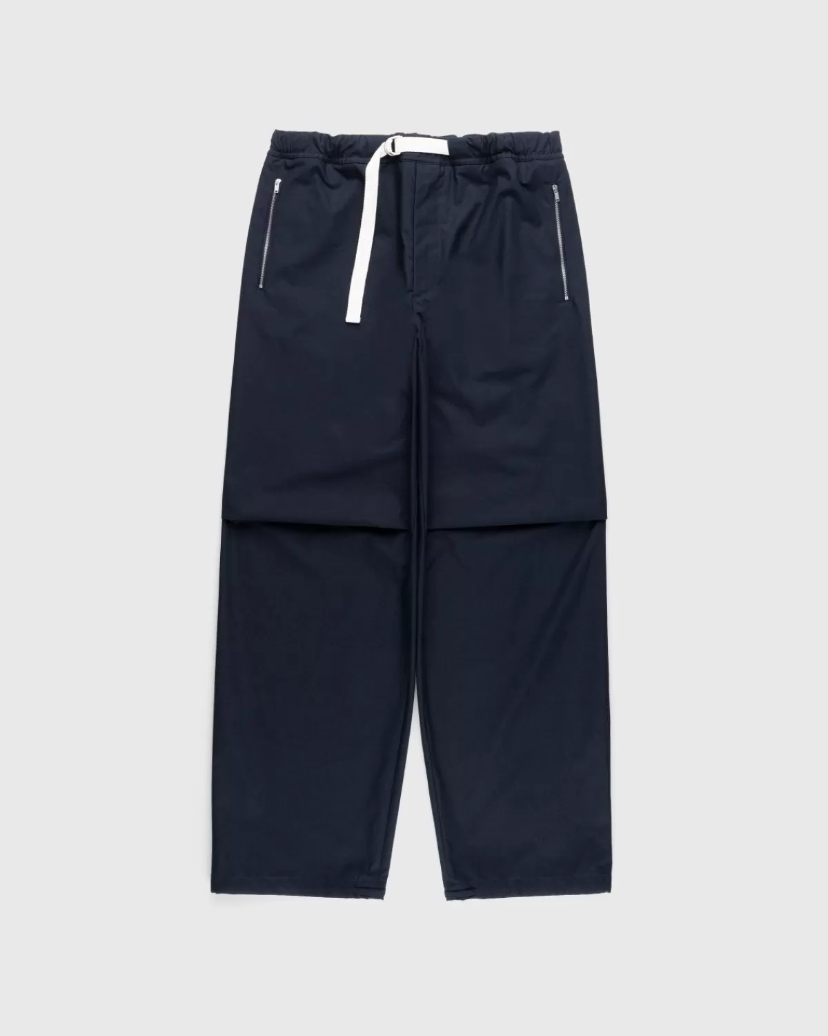 Broek^Jil Sander Waterafstotende Katoenen Broek Midnight