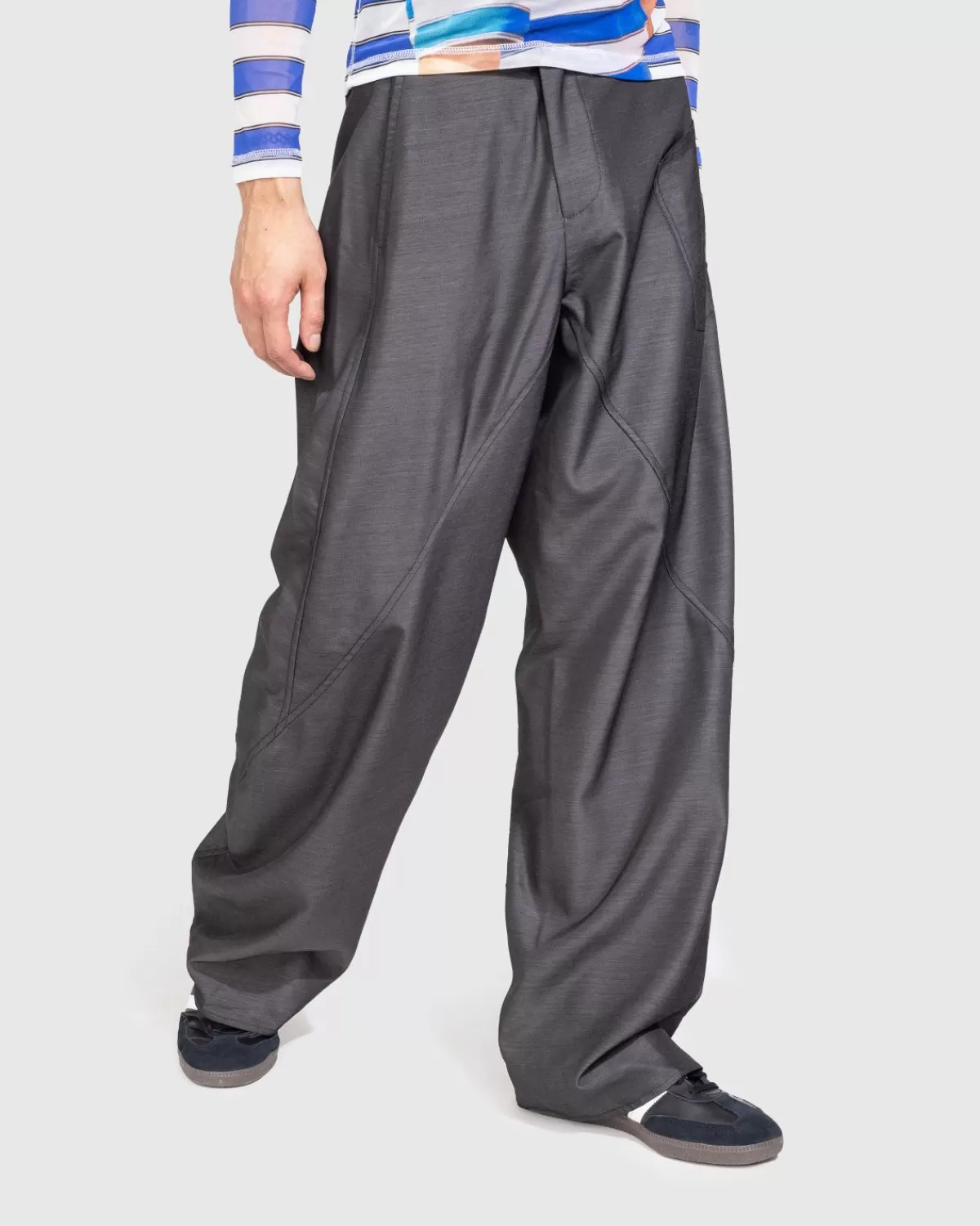 Broek^J.W. Anderson Jw Anderson Twisted Workwear-Broek Grijs