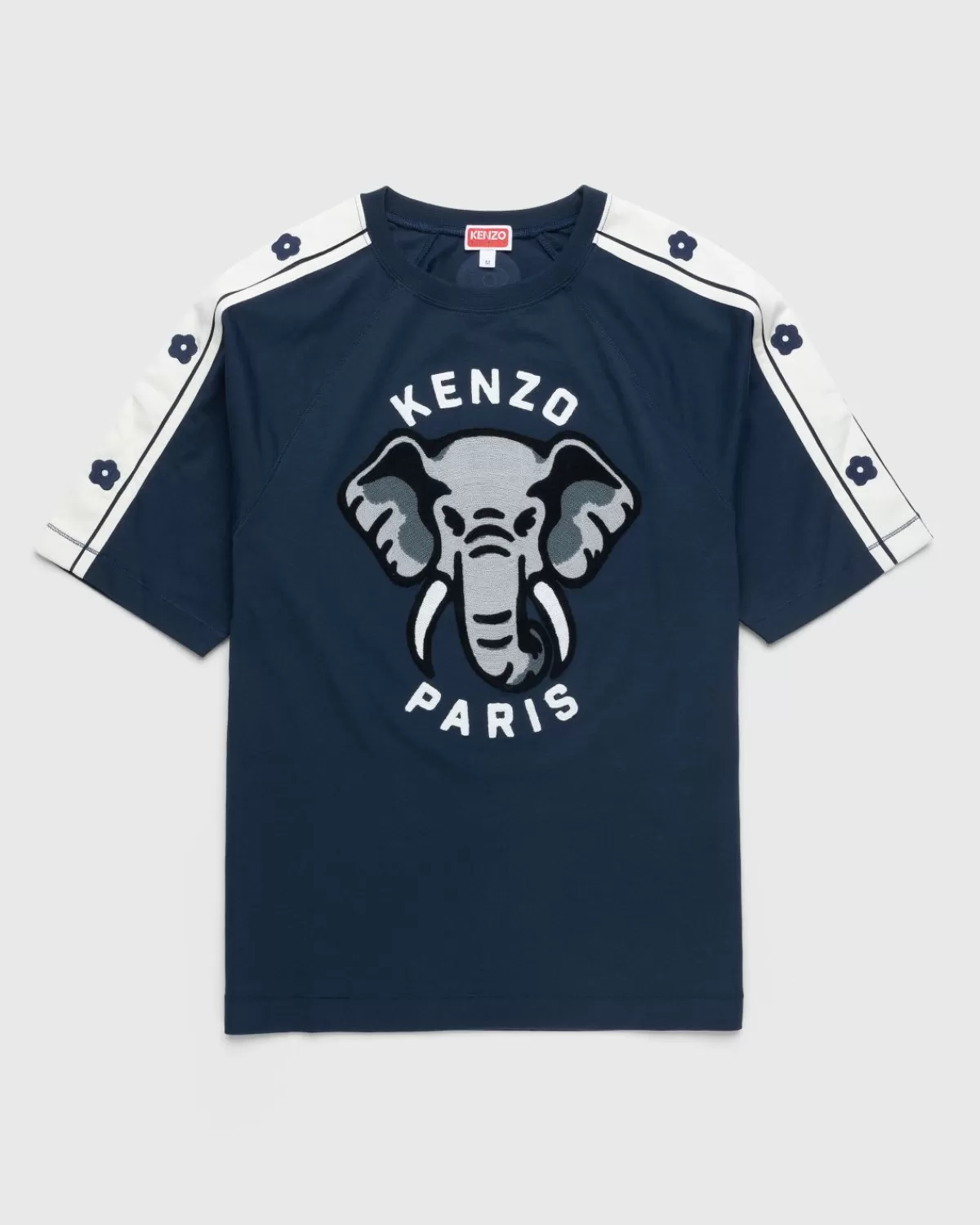 Kenzo Olifant Getailleerd T-Shirt Middernachtblauw Best