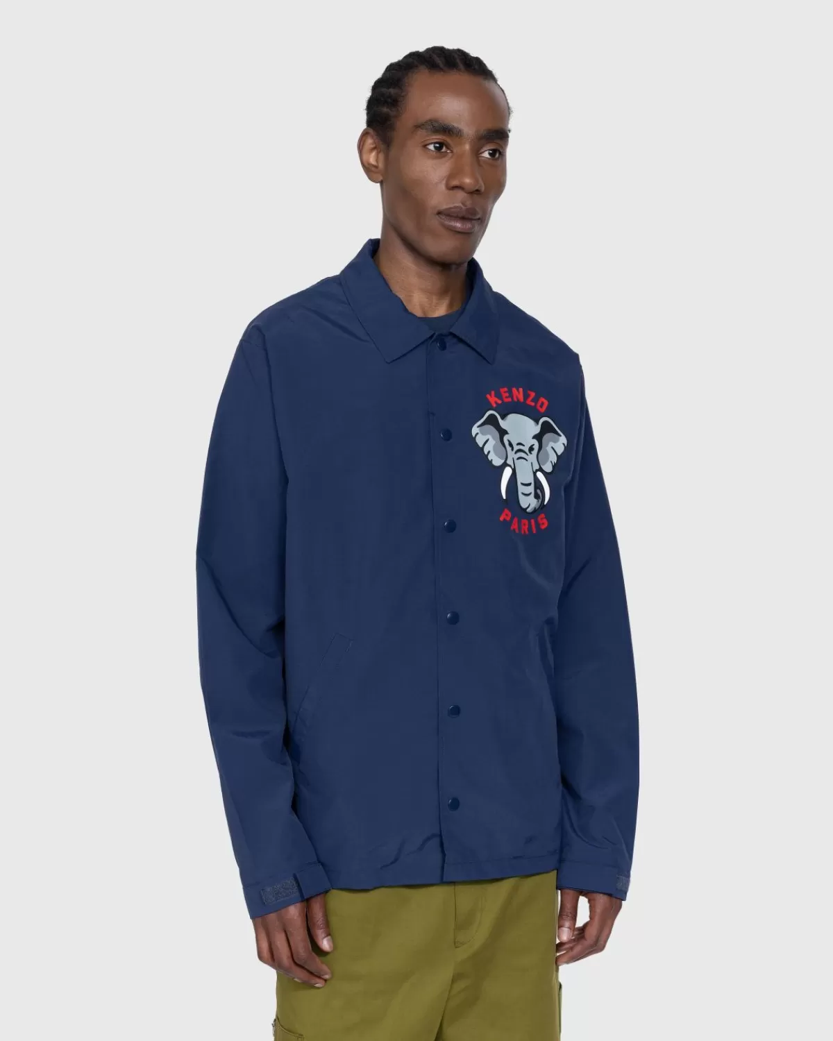 Bovenkleding^Kenzo Olifant Coachjack Middernachtblauw