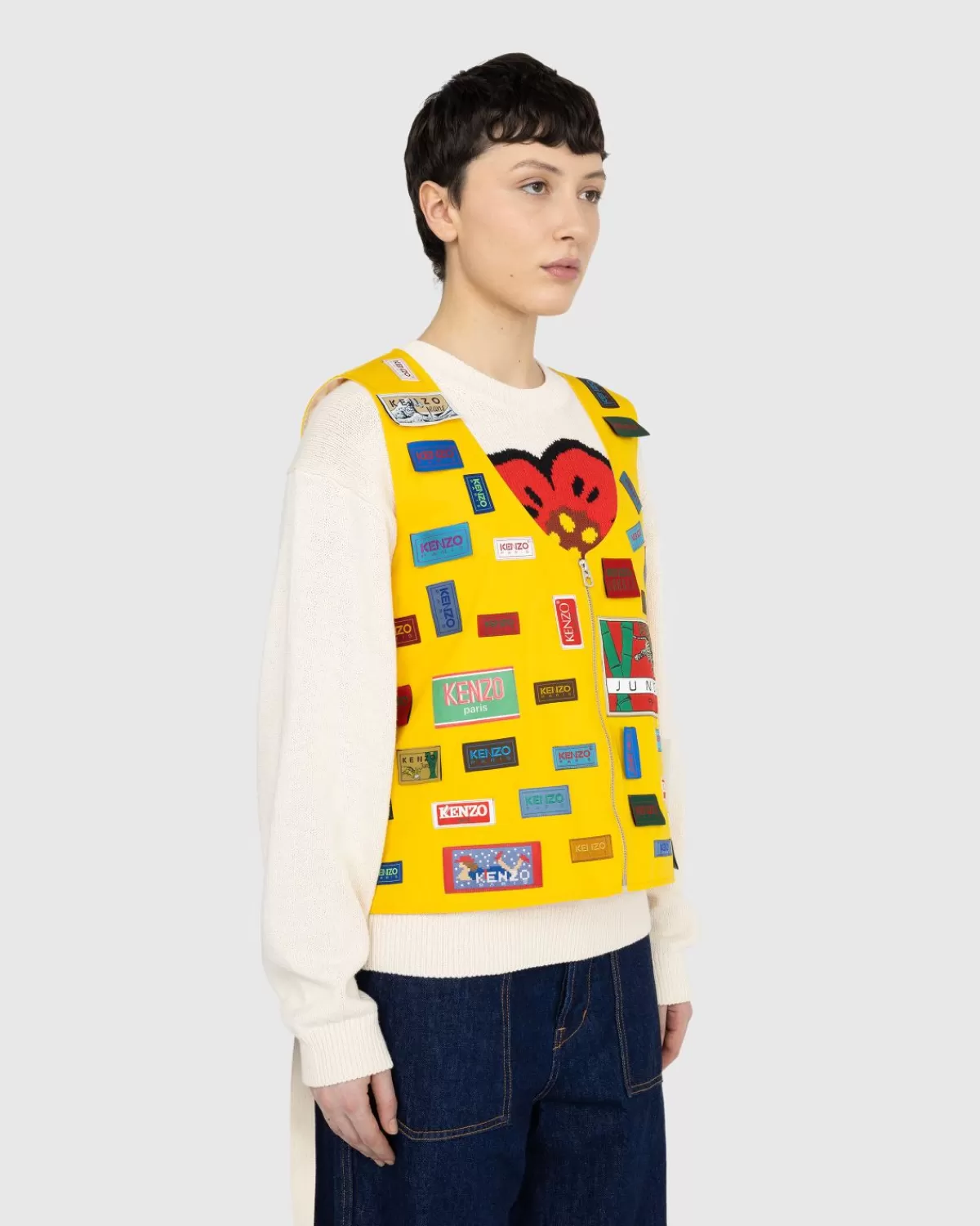 Bovenkleding^Kenzo Vest Met 'Archieflabels'