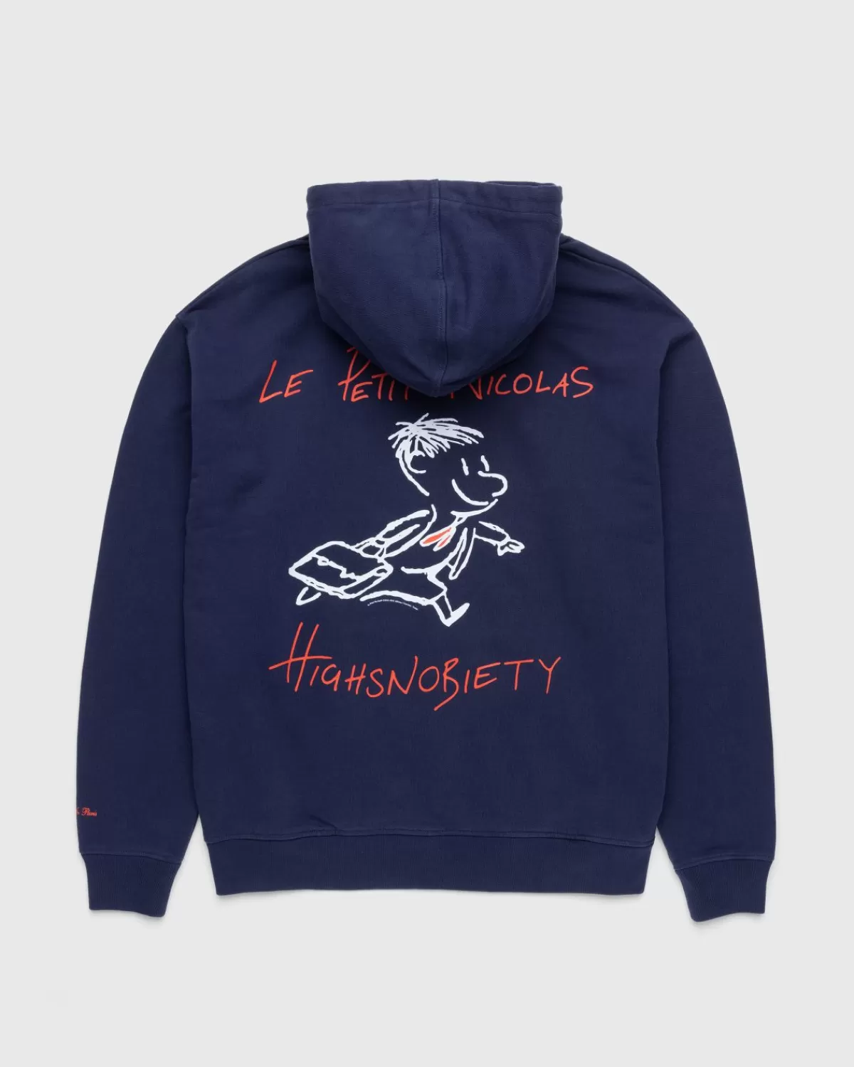 Le Petit Nicolas X Highsnobiety Hoodie Marineblauw Best Sale