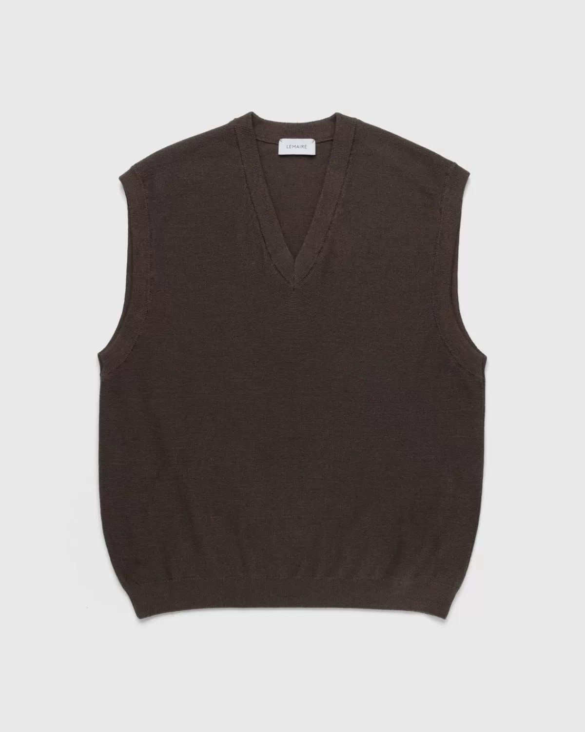 Bovenkleding^Lemaire V-Hals Merino Vest Grijs