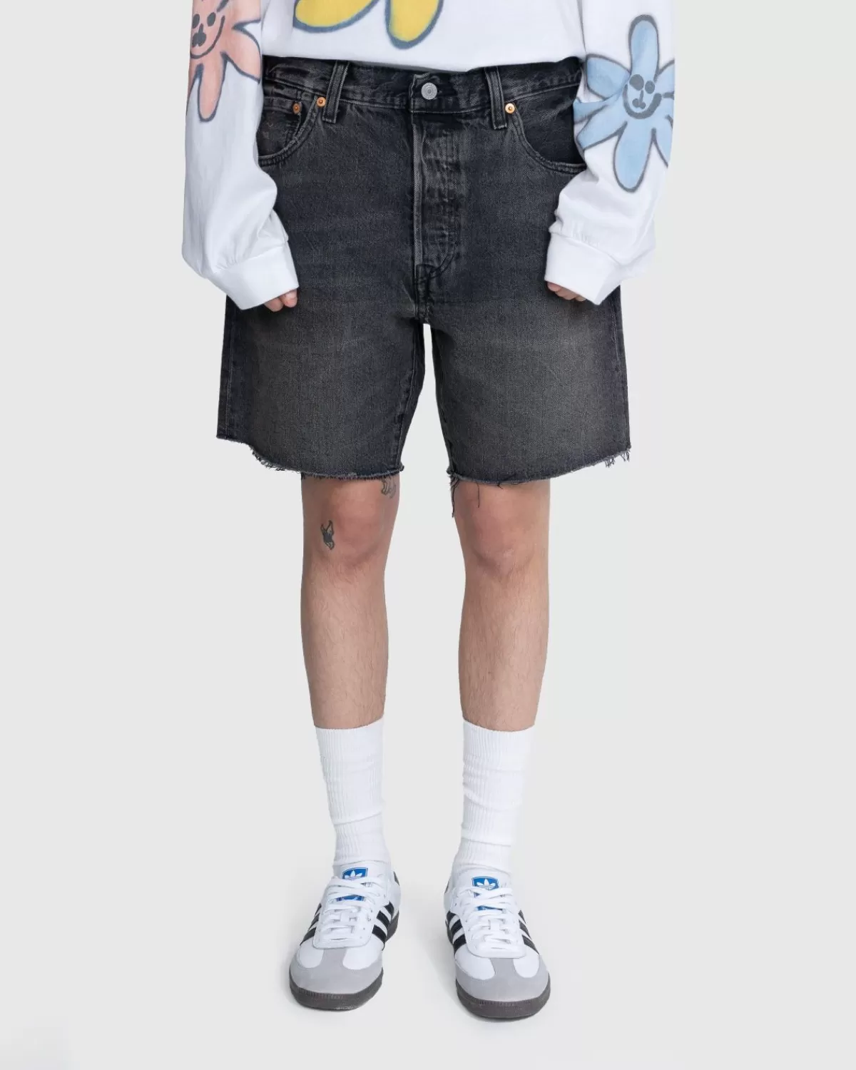 Korte Broek^Levi's 501 '93 Afgesneden Short Zwart