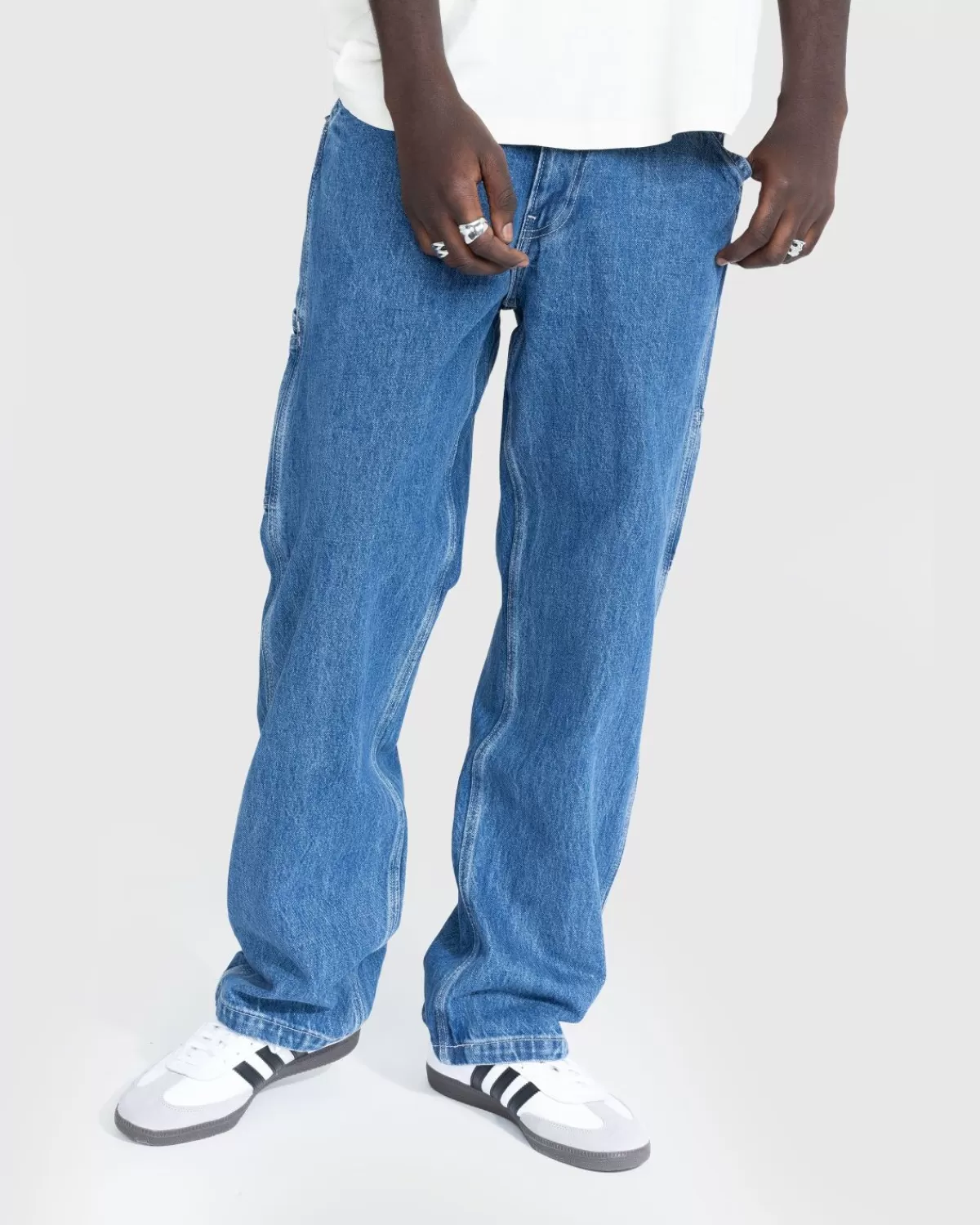 Broek^Levi's 568 Blijf Los Carpenter Med Indigo