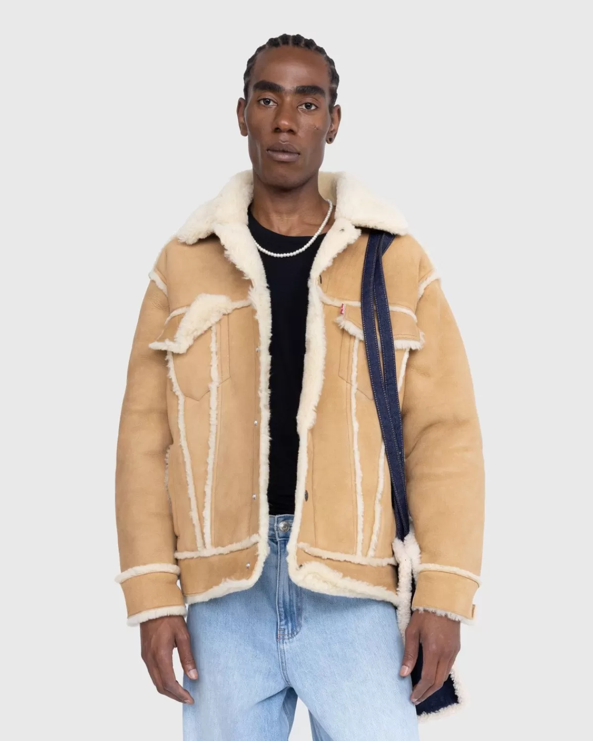 Bovenkleding^Levi's Shearling Truckerjack Olympia Mountain