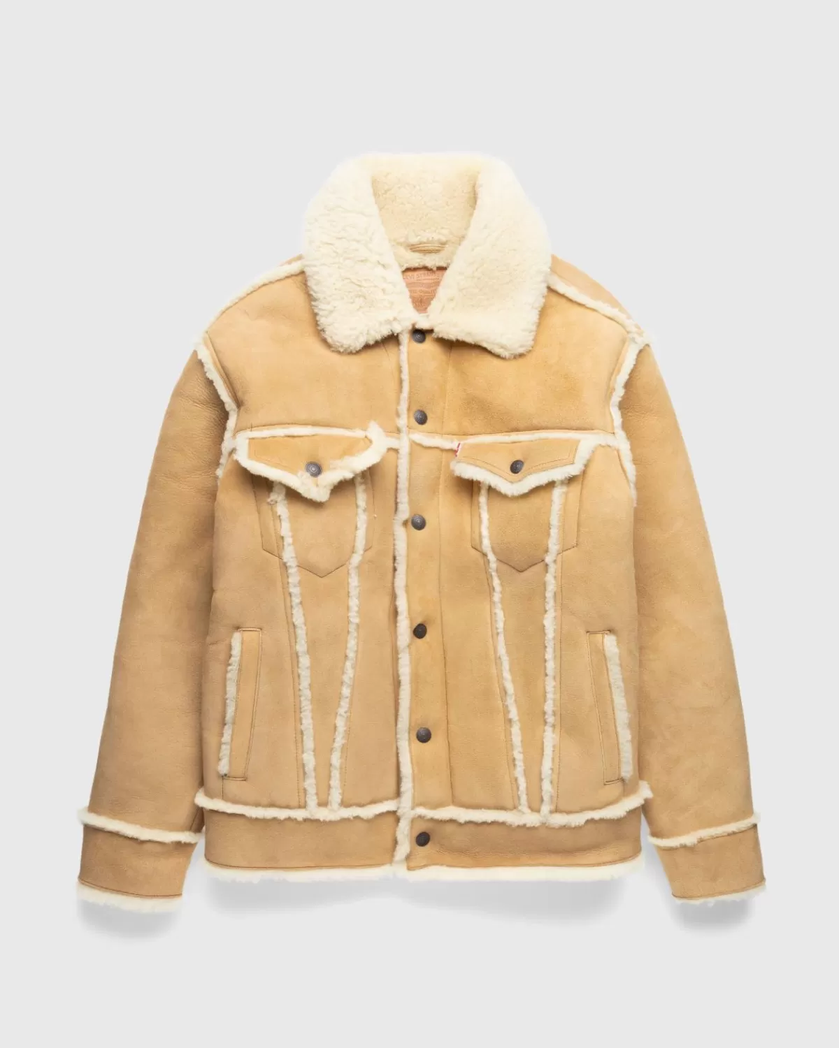 Bovenkleding^Levi's Shearling Truckerjack Olympia Mountain