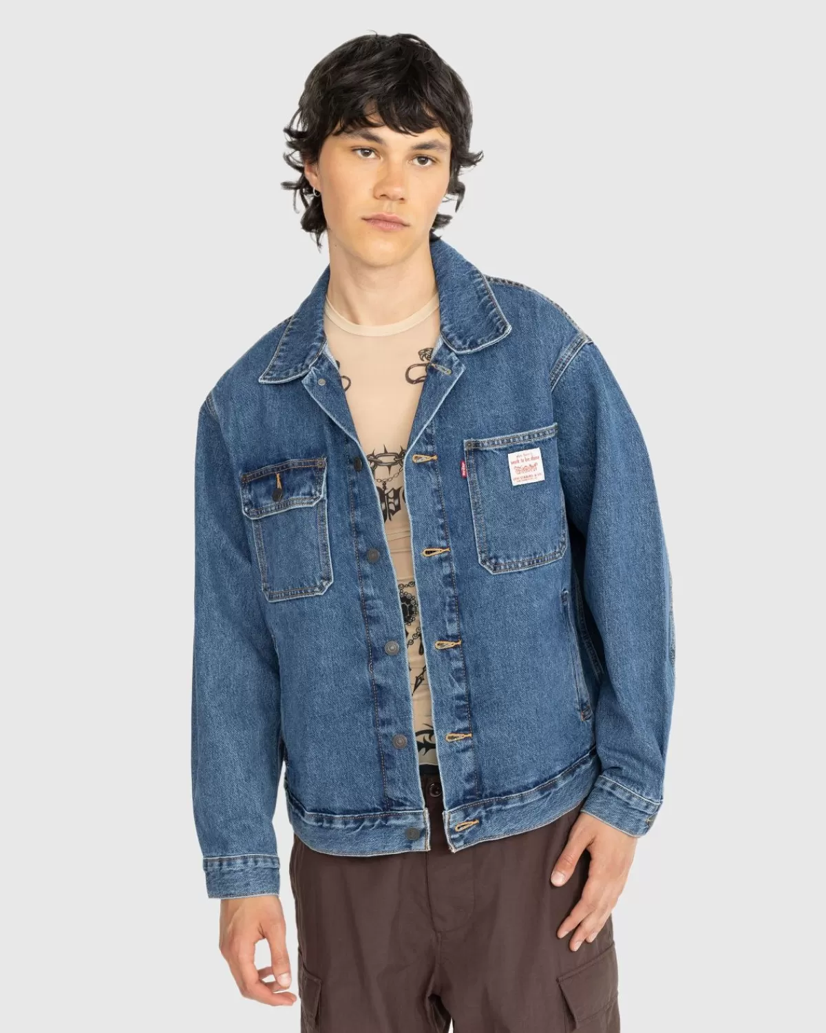 Bovenkleding^Levi's Sunrise Truckerjack Medium Indigo