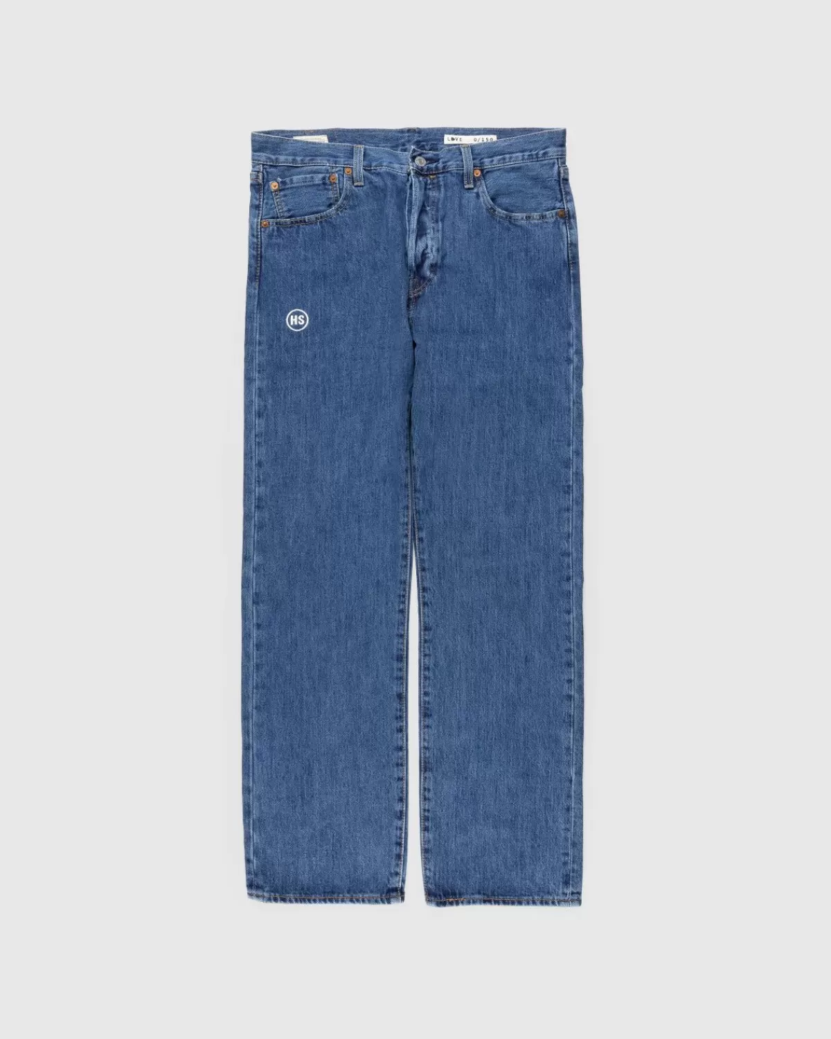 Broek^Levi's X Highsnobiety 501 Origineel Stonewash Blauw