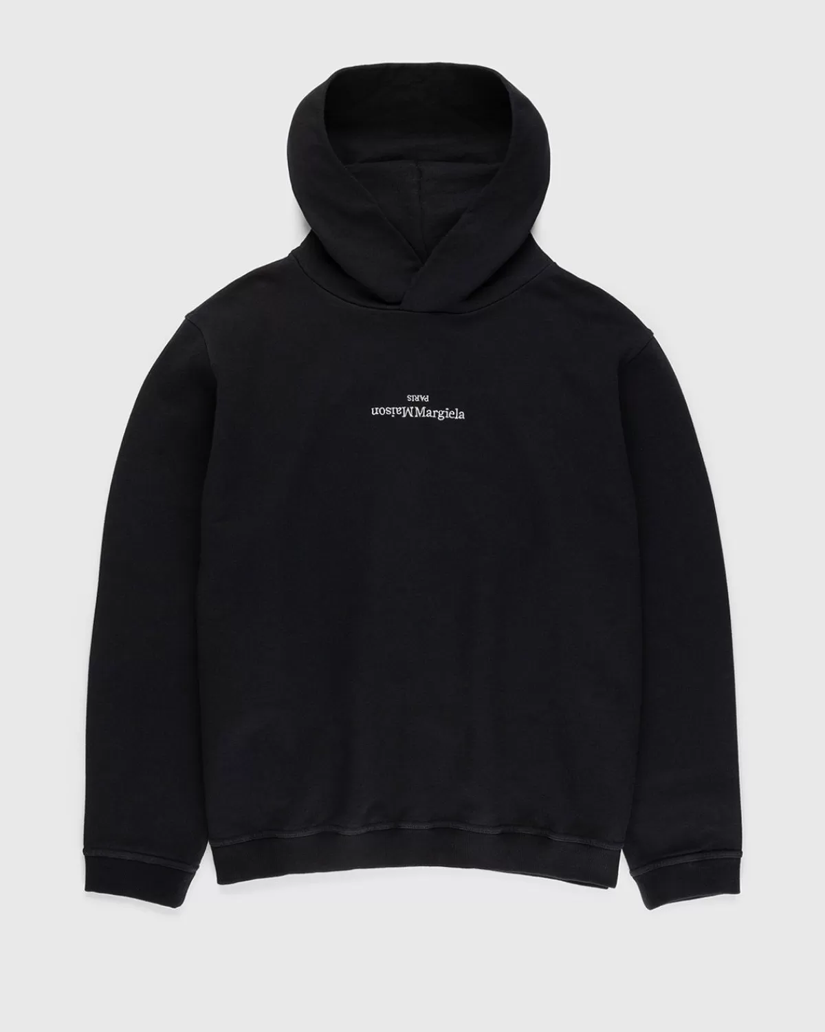 Maison Margiela Logo Hoodie Zwart Shop