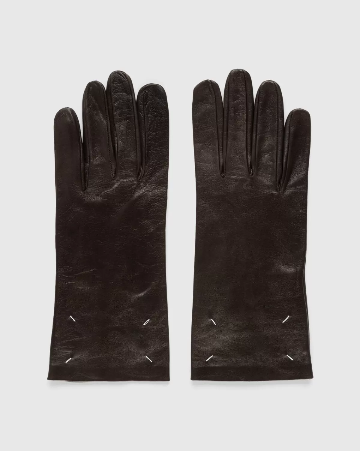 Maison Margiela Nappaleren Handschoenen Chocolade Best