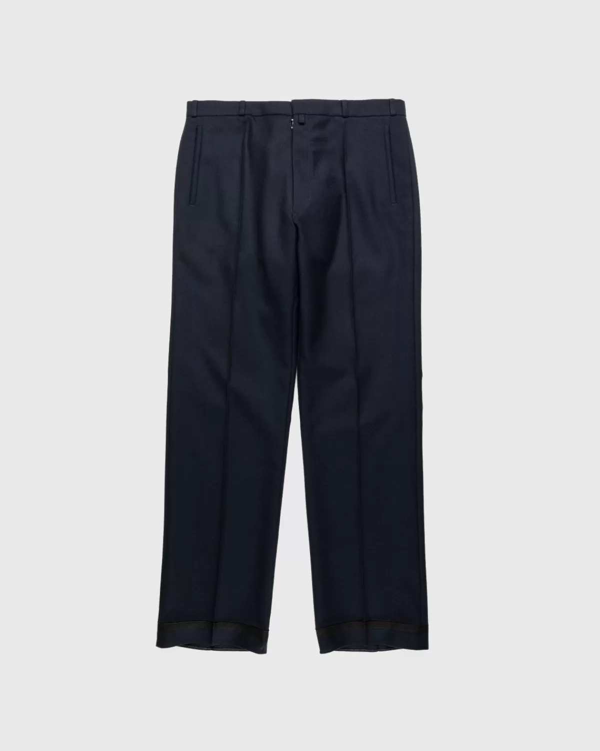 Broek^Maison Margiela Wollen Twill Broek Marine