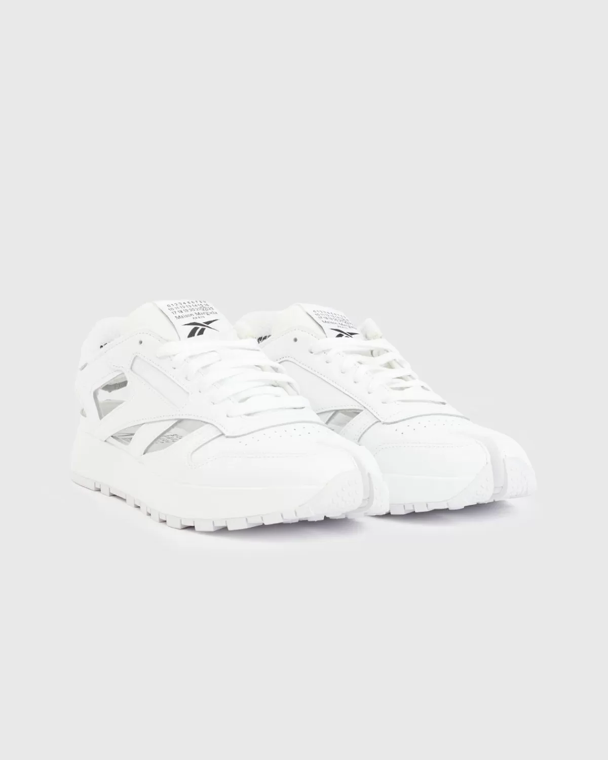 Maison Margiela X Reebok Klassieke Leren Tabi Low Wit Fashion