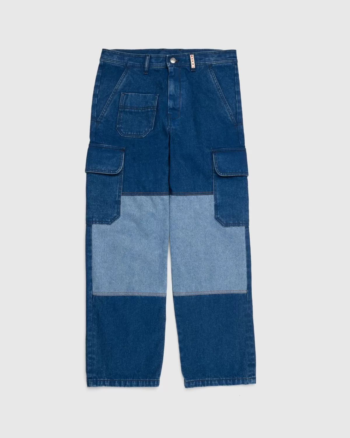 Broek^Marni Denim Cargobroek Blauw