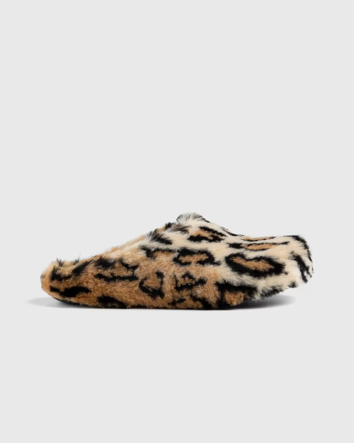 Marni Leopard Mule Sabot Cheap