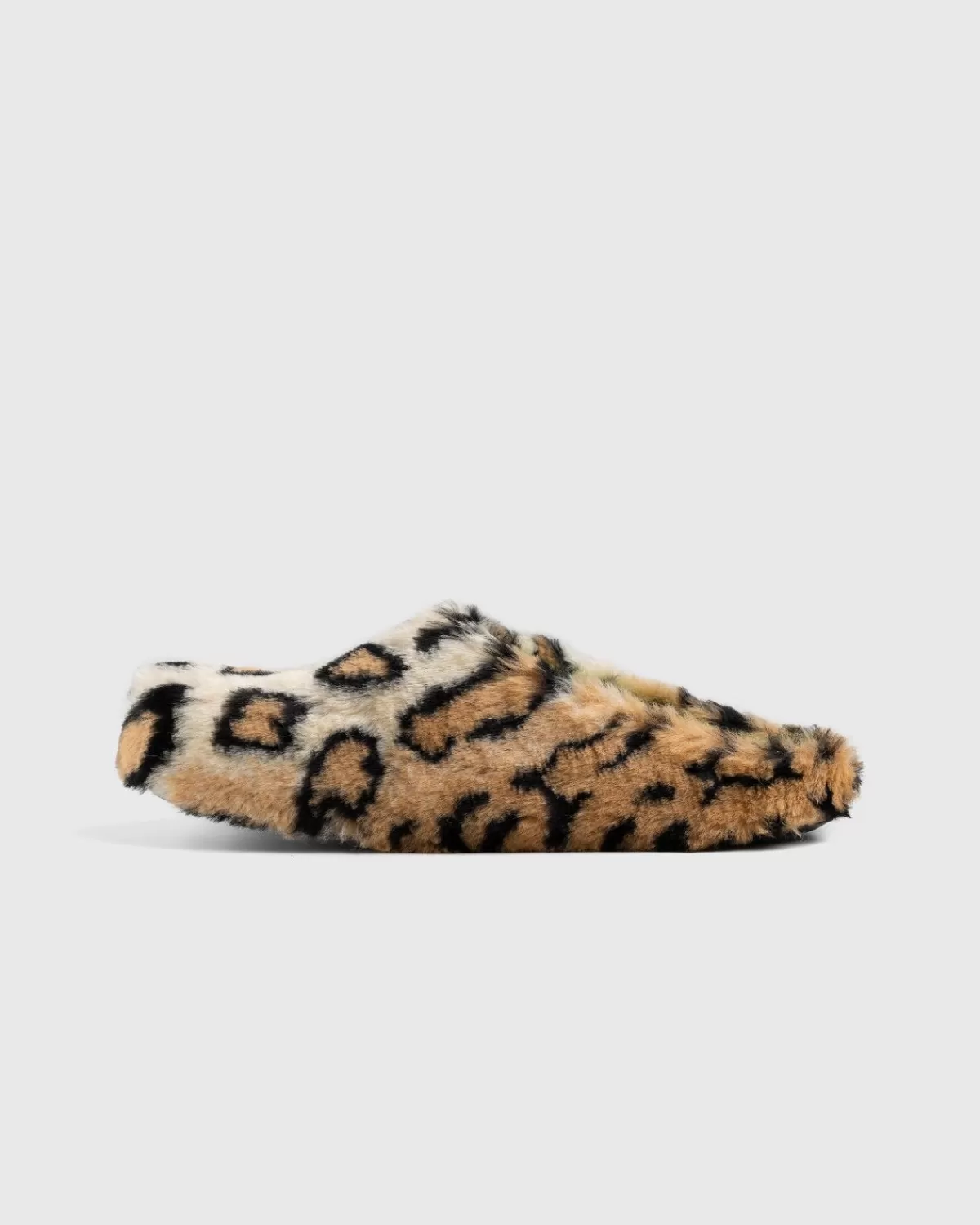 Marni Leopard Mule Sabot Cheap