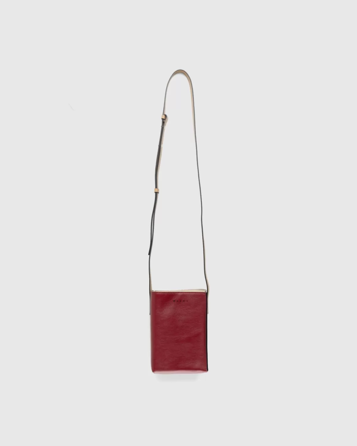 Marni Museo Nano Tas Rood/Beige Store