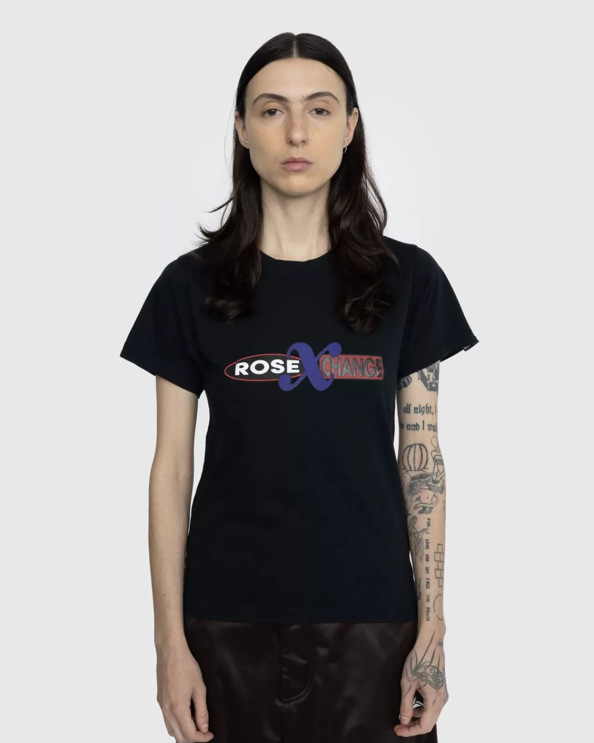 Martine Rose Gekrompen T-Shirt Zwart Fashion