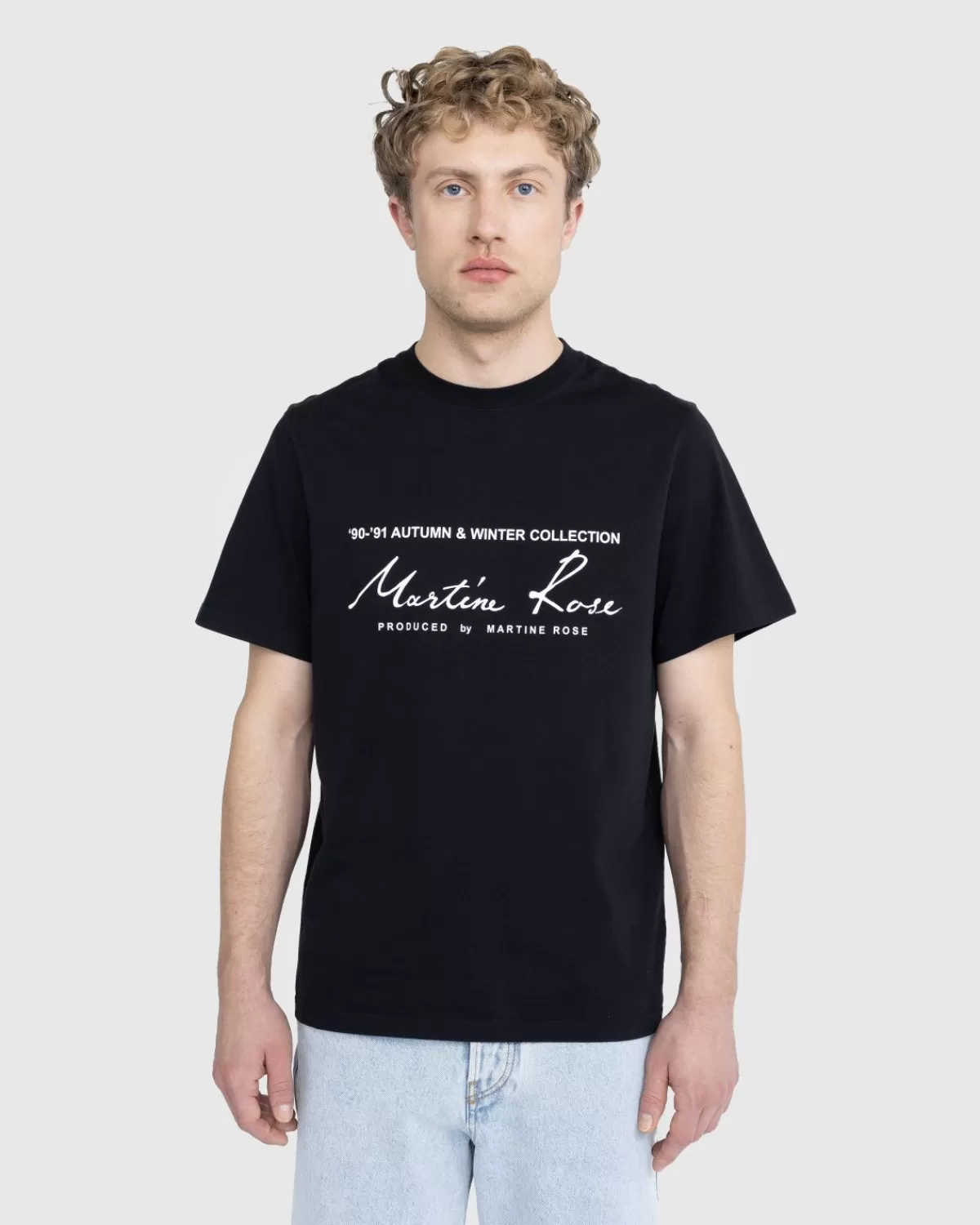 Martine Rose Klassiek S/S T-Shirt Zwart Store