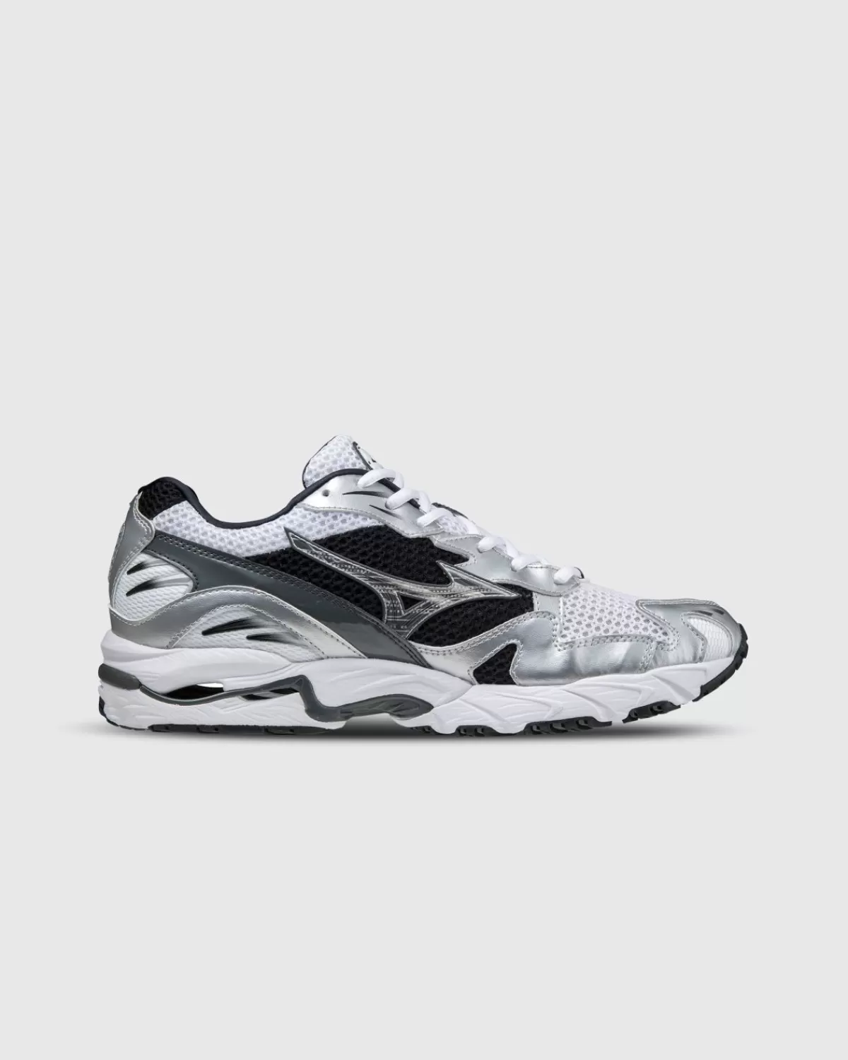 Mizuno Wave Rider 10 Wit/Zilver/Zwart Cheap