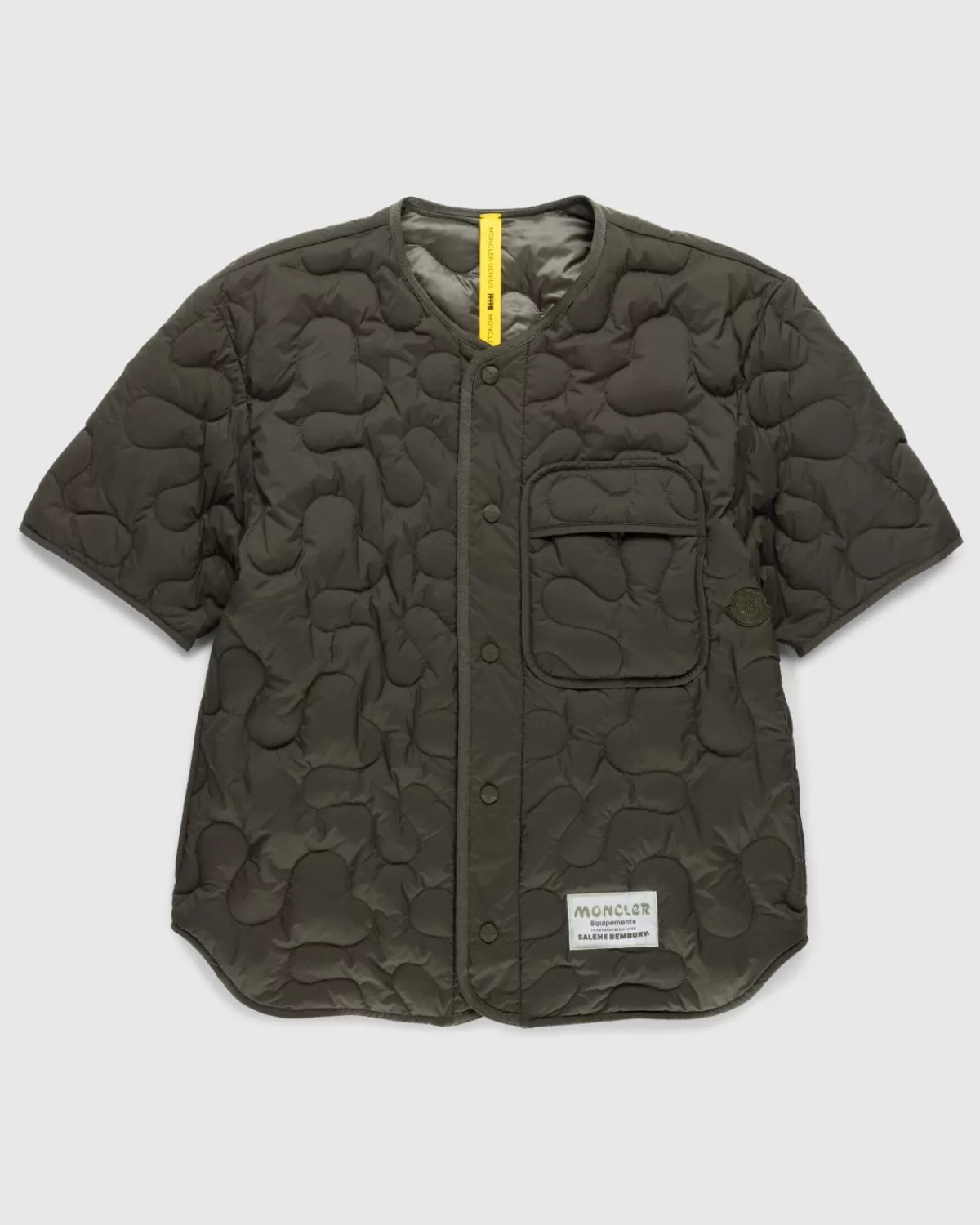 Bovenkleding^Moncler X Salehe Bembury Gewatteerd Shirt Groen