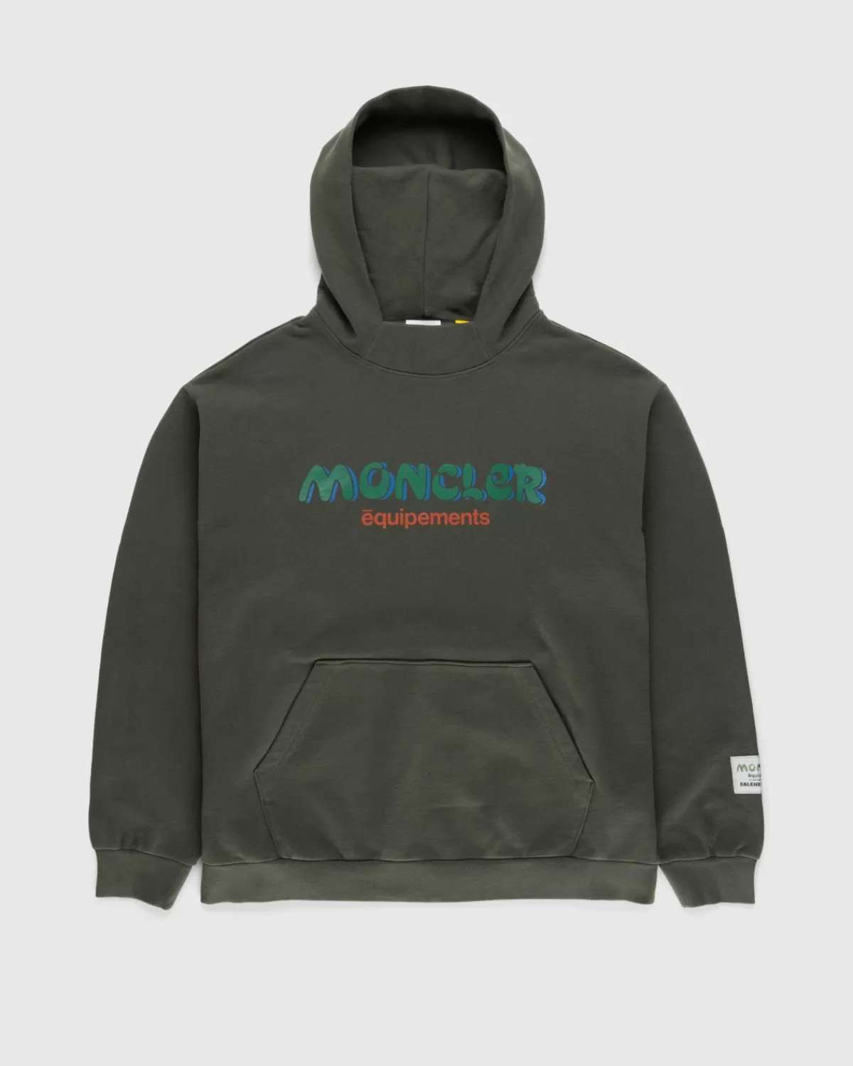 Gebreide Kleding^Moncler X Salehe Bembury Logo Hoodie Groen