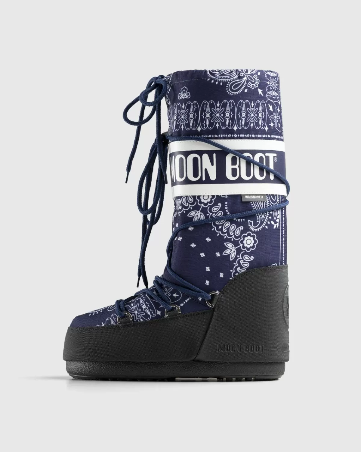 Moon Boot X Highsnobiety Icon Boot Bandana Blauw Flash Sale