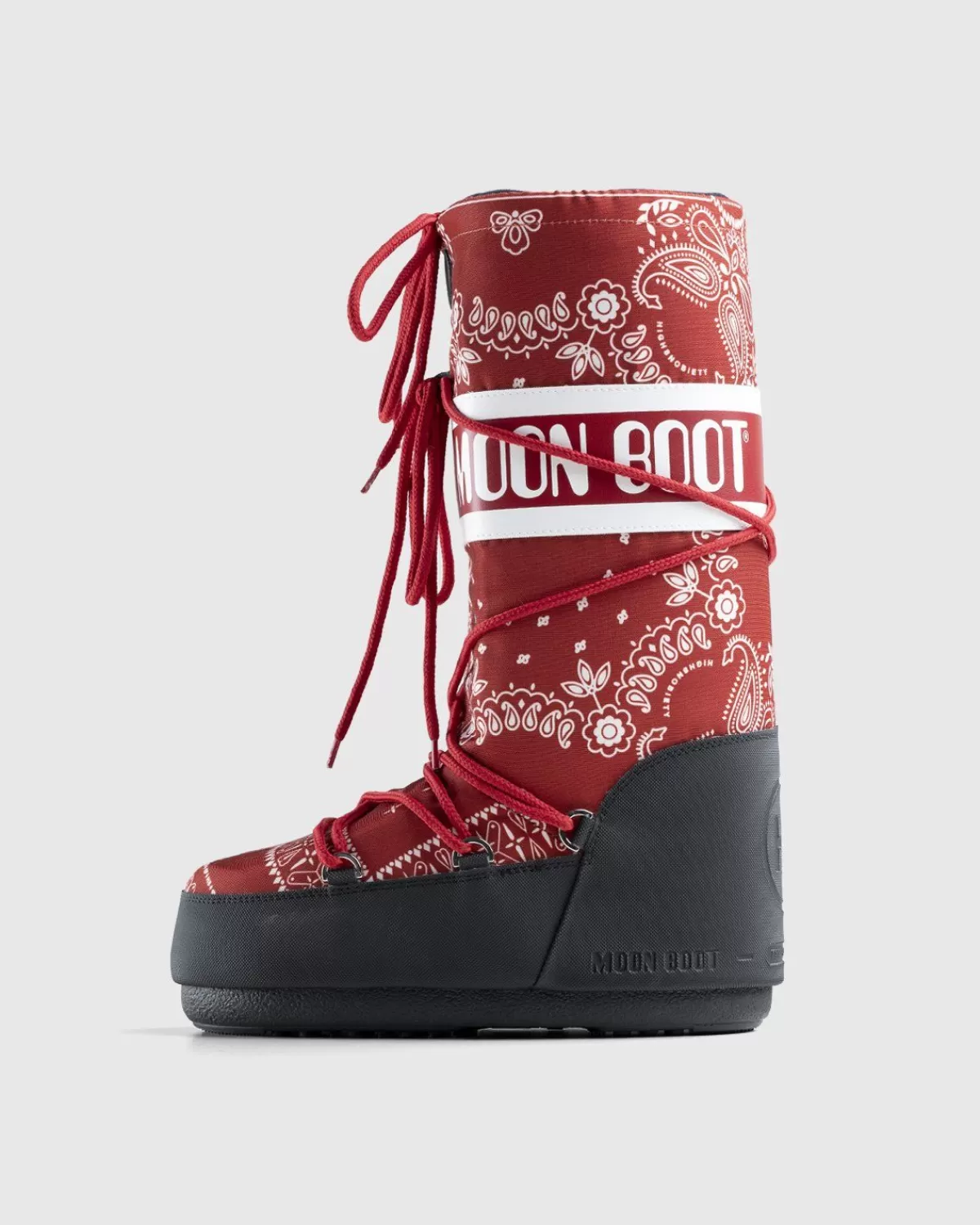 Moon Boot X Highsnobiety Icon Boot Bandana Rood Flash Sale