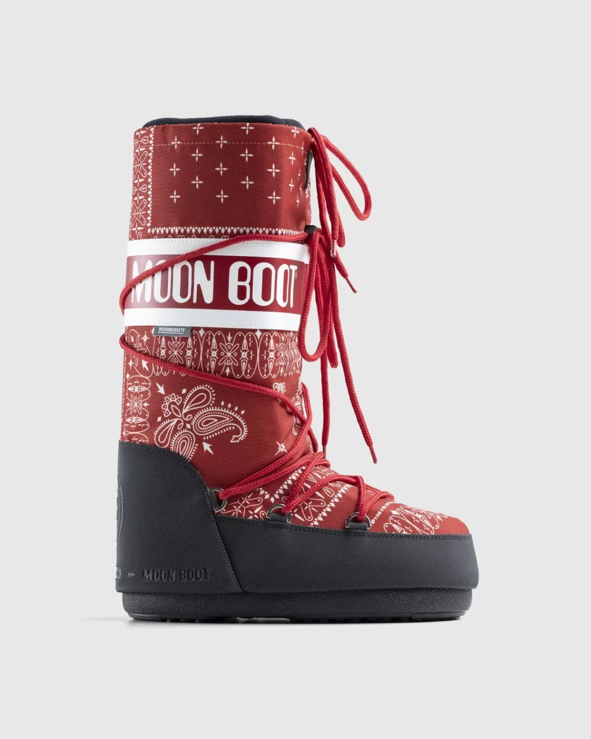 Moon Boot X Highsnobiety Icon Boot Bandana Rood Flash Sale