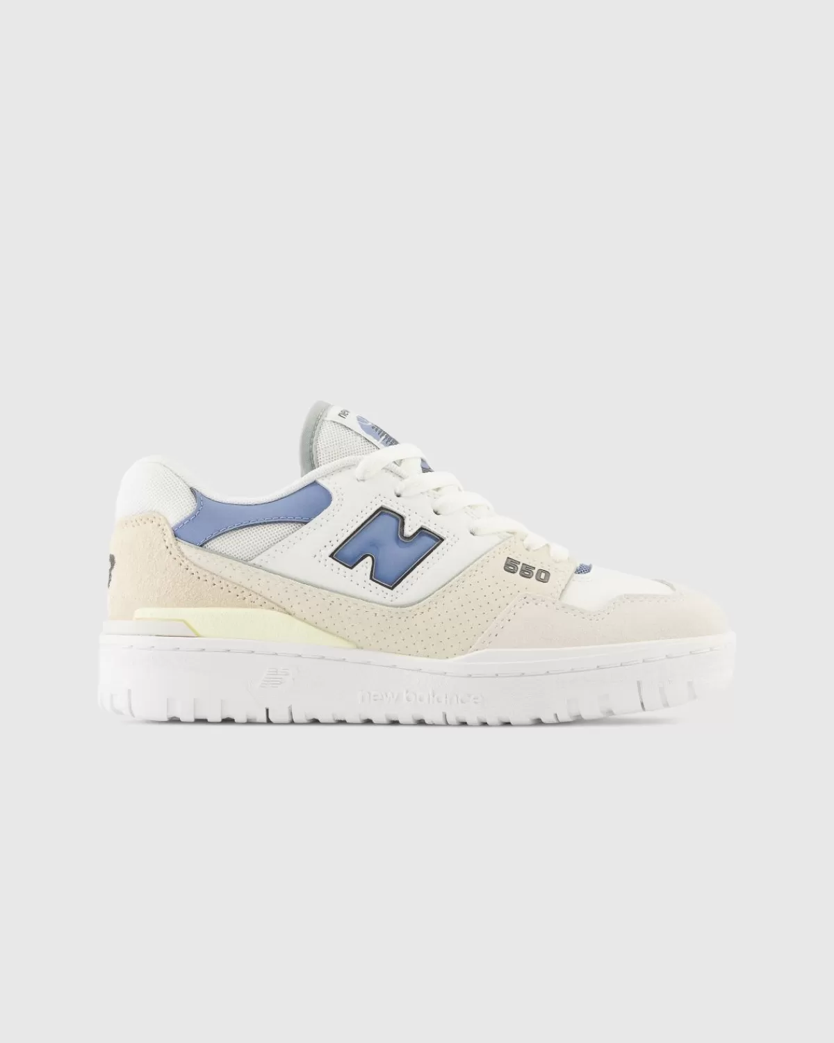 New Balance 550 Zeezout/Kwikblauw New