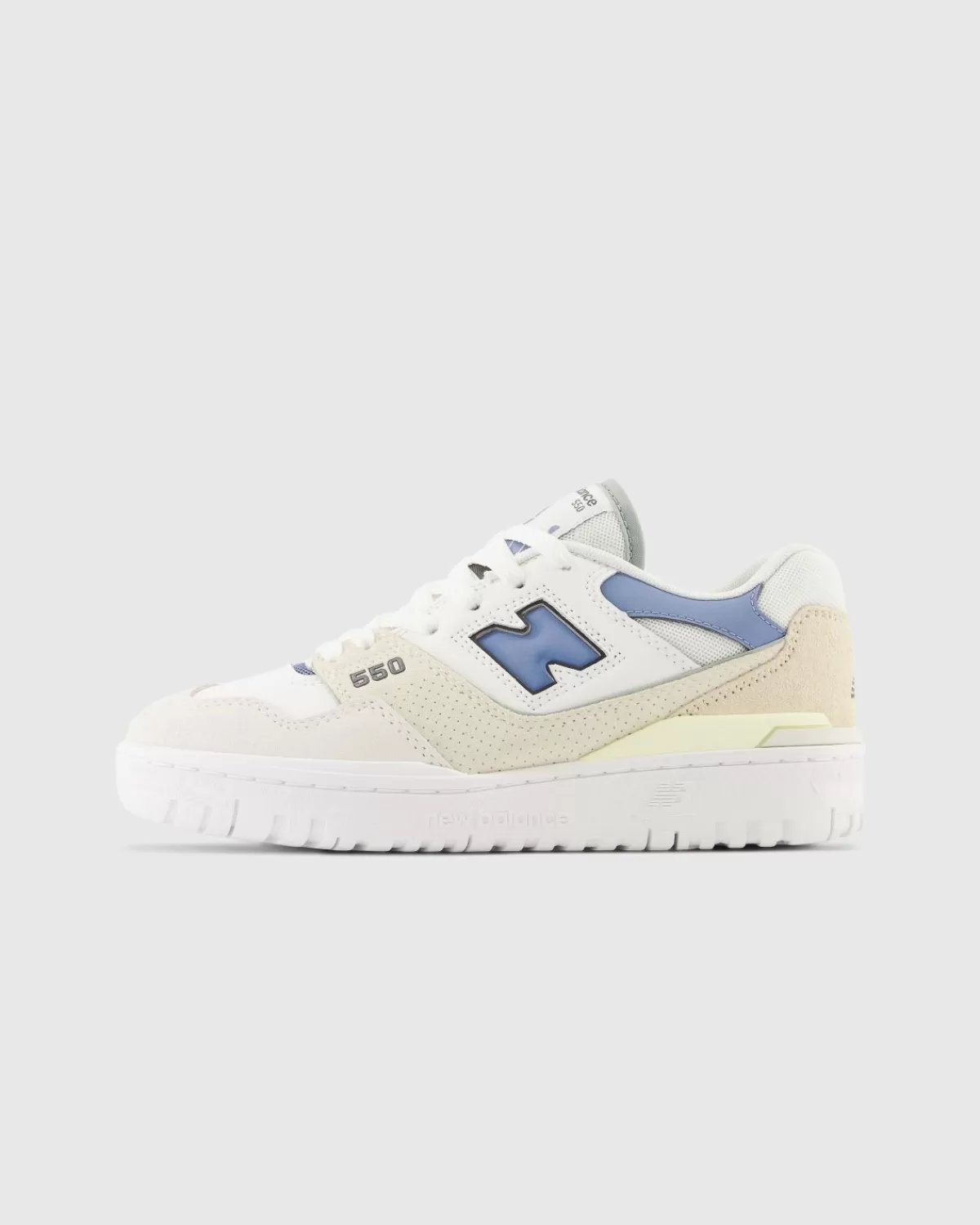 New Balance 550 Zeezout/Kwikblauw New