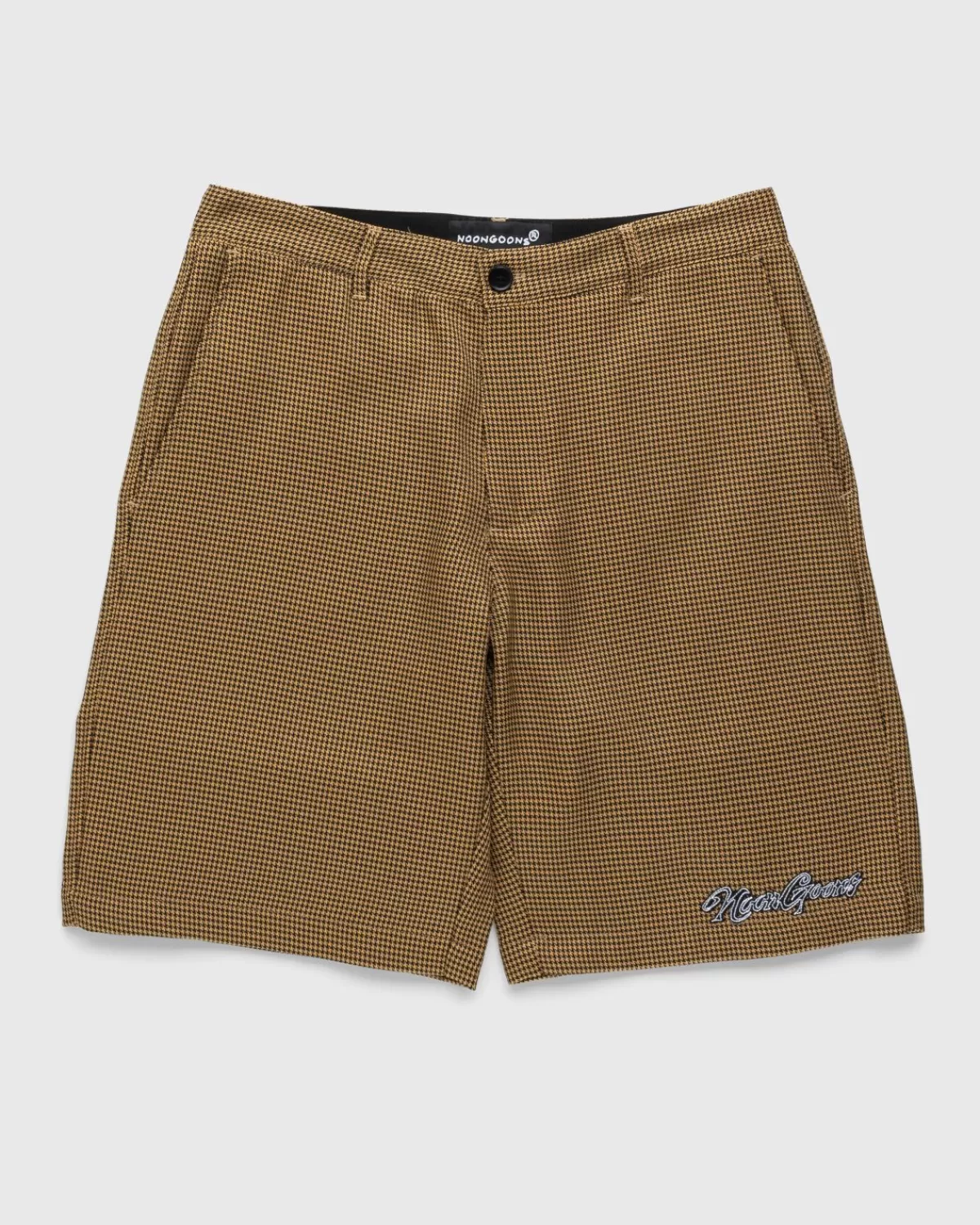 Korte Broek^Noon Goons Banned Houndstooth Shorts Bruin