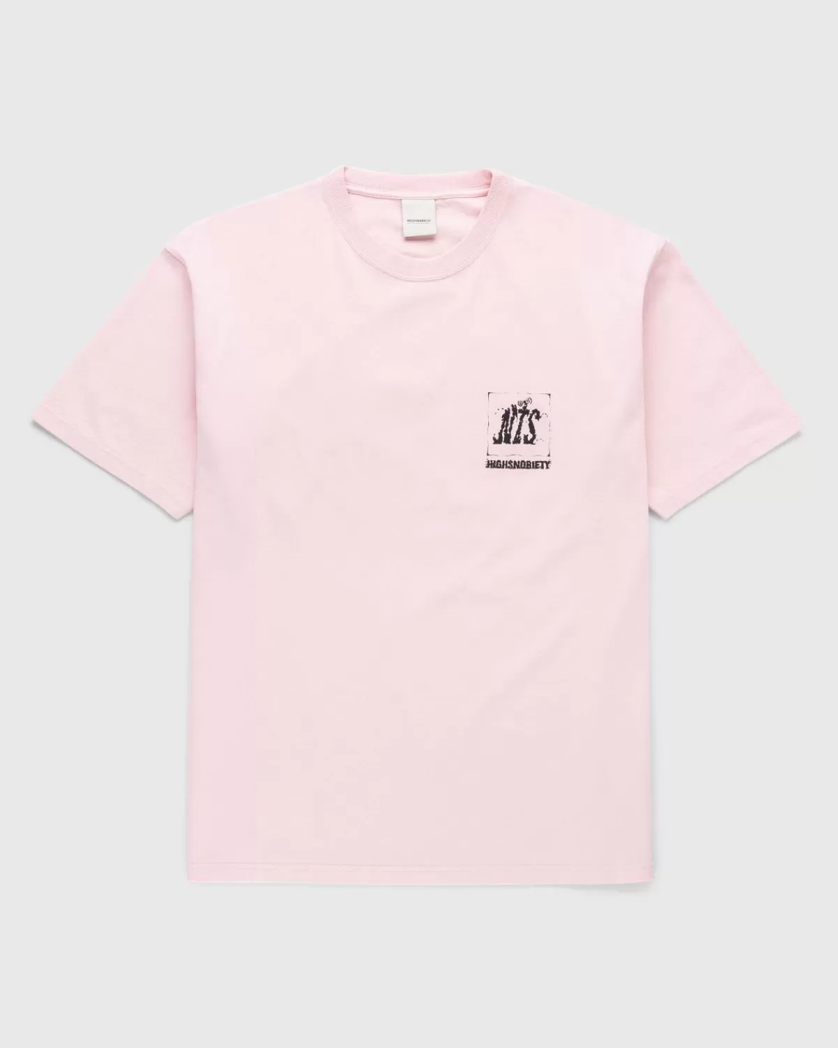 NTS X Highsnobiety Grafisch T-Shirt Roze Hot