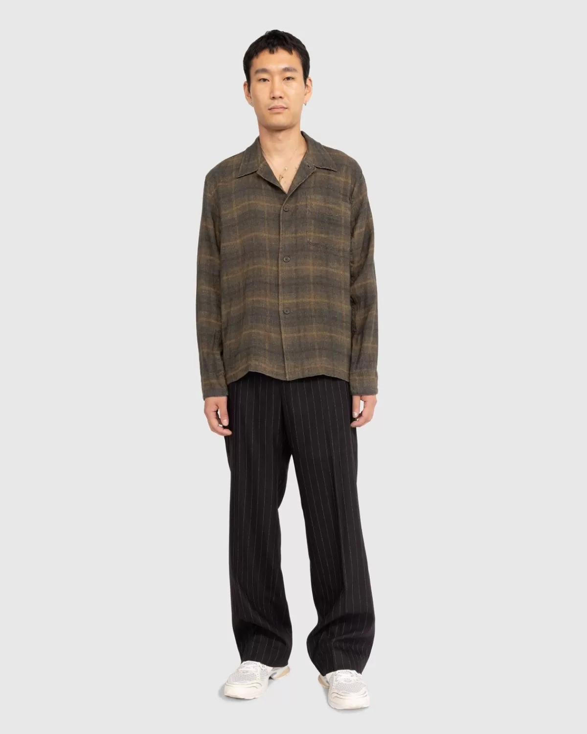 Overhemden^Our Legacy Onze Erfenis Boxshirt Mirage Wax Check