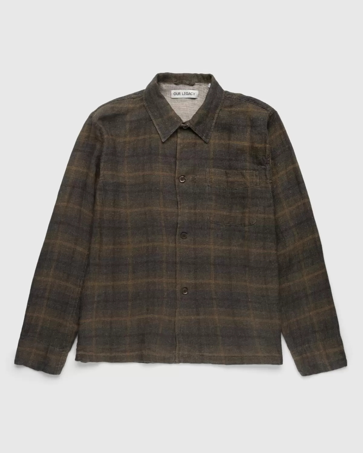 Overhemden^Our Legacy Onze Erfenis Boxshirt Mirage Wax Check