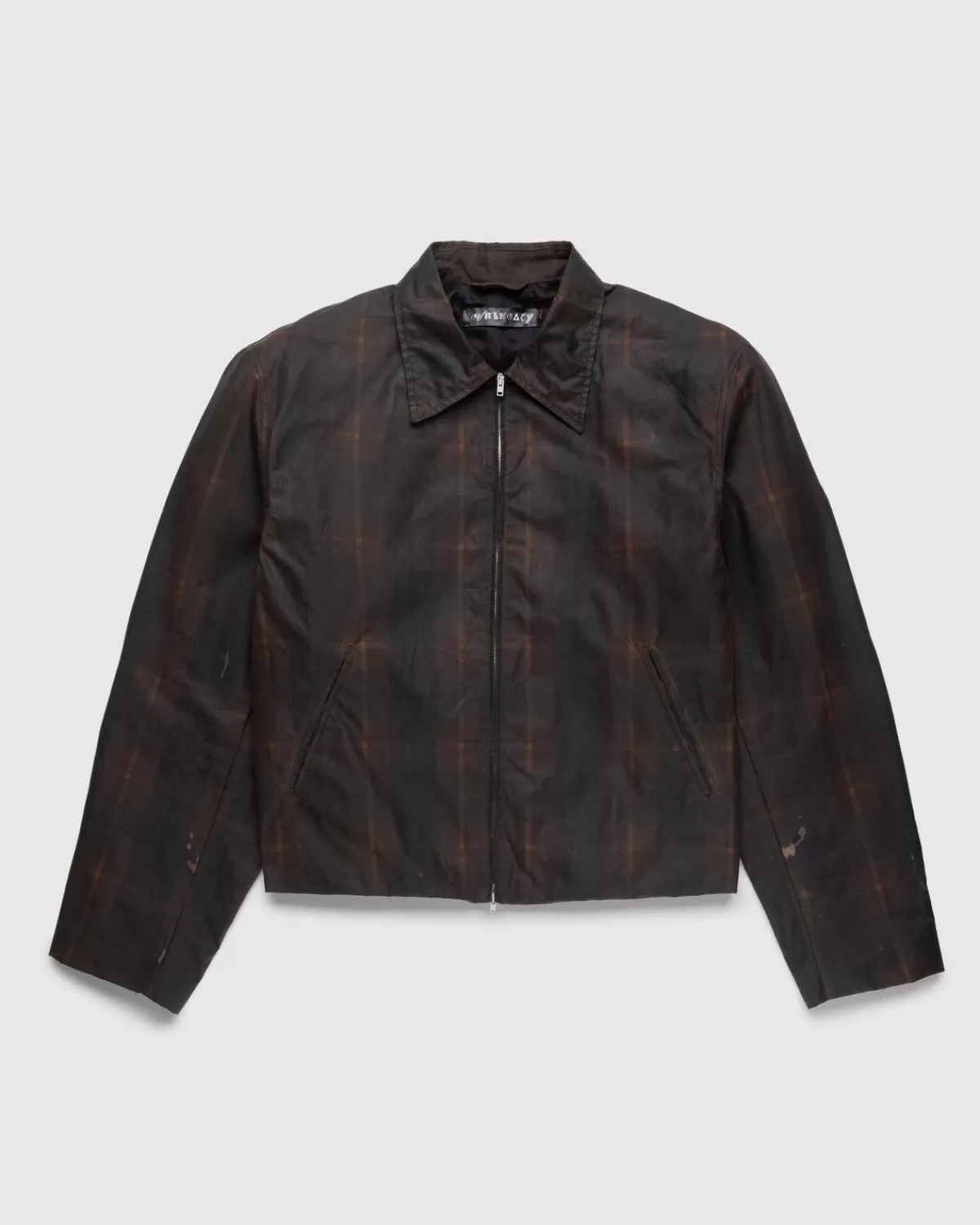 Bovenkleding^Our Legacy Onze Erfenis Mini-Jack Hunterbrown Tartan