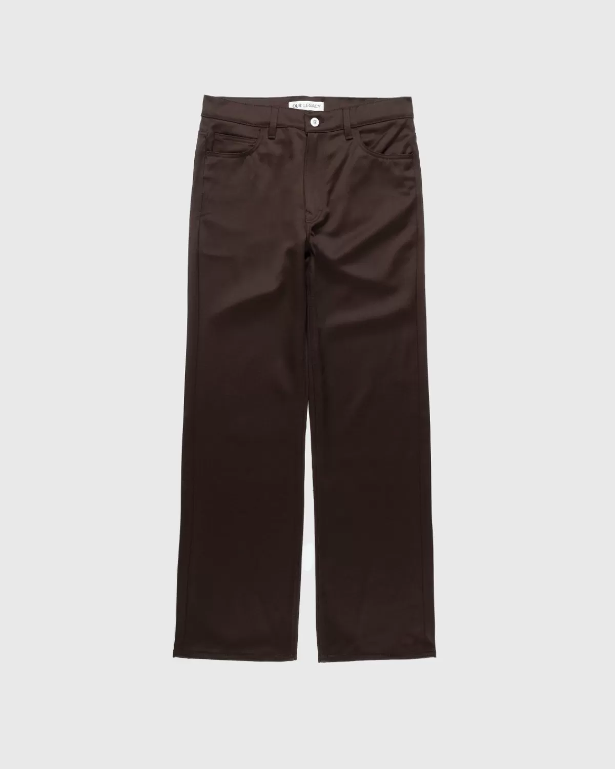 Broek^Our Legacy Bruine Wollen Broek Uit De Jaren 70