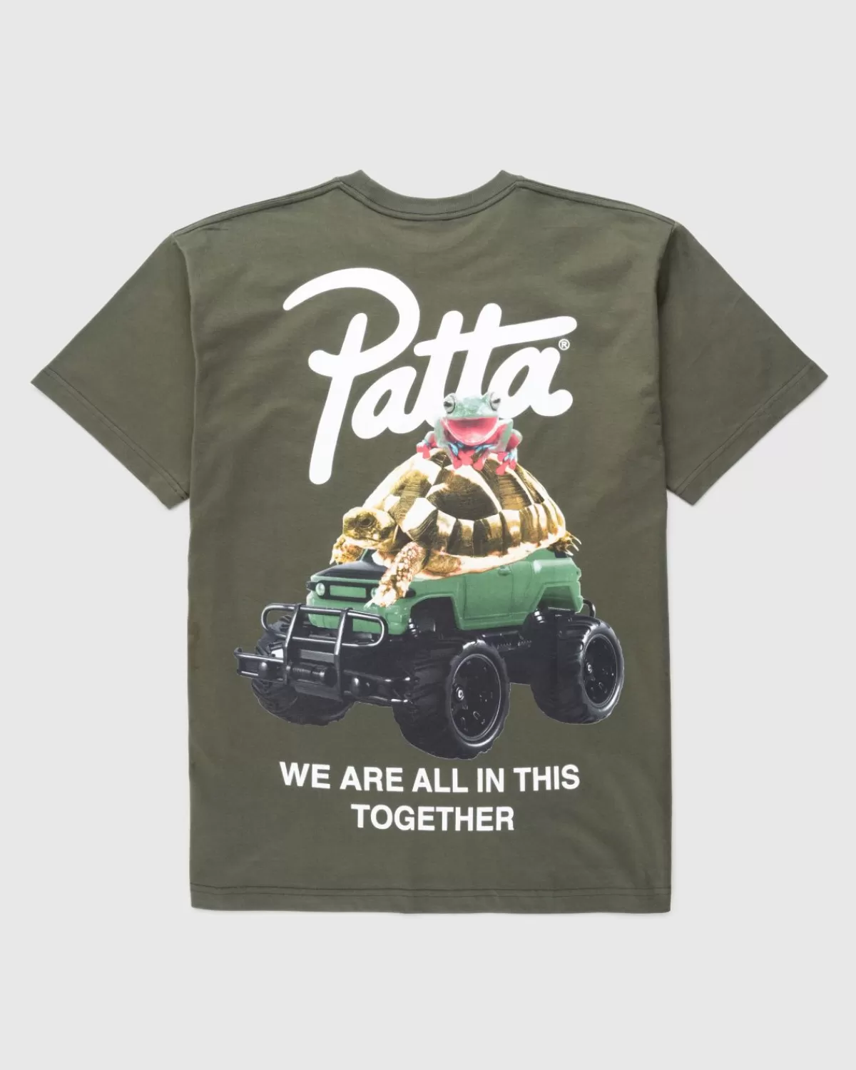 Patta Dieren T-Shirt Kever Groen Online