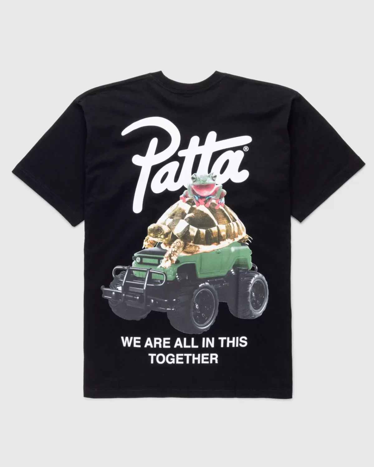 Patta Dieren T-Shirt Zwart Fashion