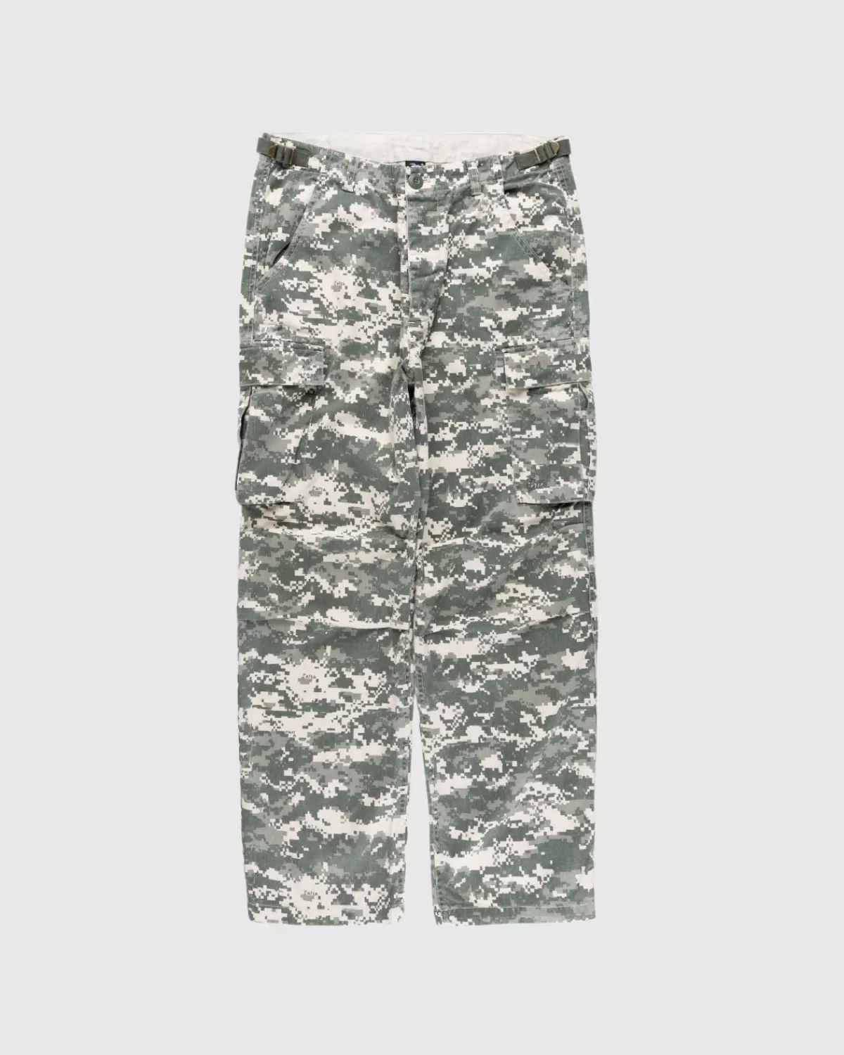 Broek^Patta Digi Washed Cargobroek Multi/Spray Camo