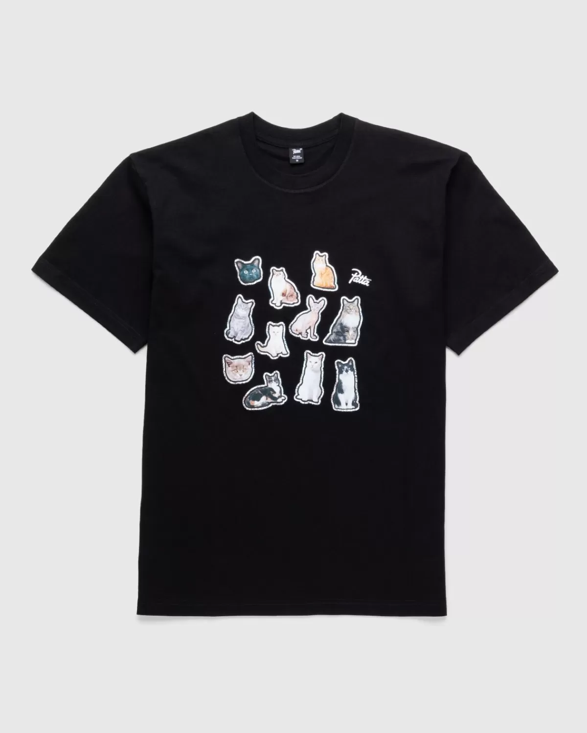 Patta Katten T-Shirt Zwart Store