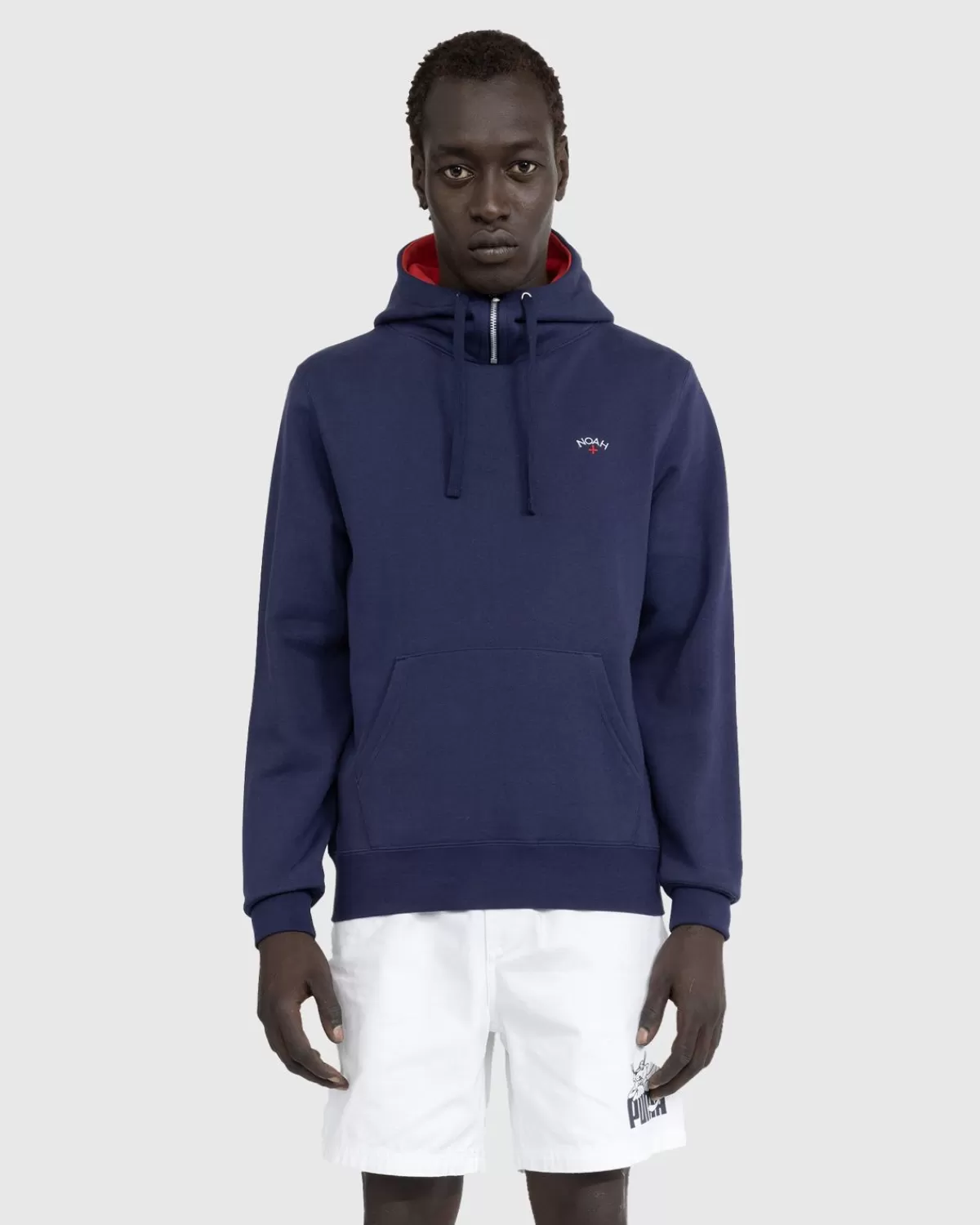 Puma X Noah Hoodie Met Kwartrits Navy Outlet