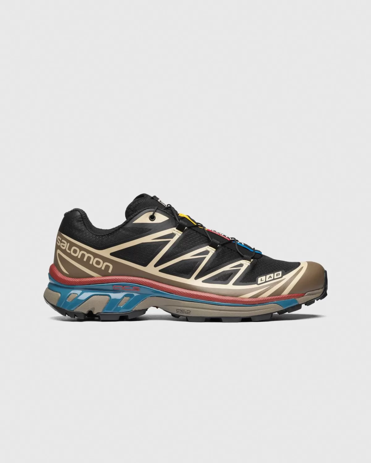 Salomon Xt-6 Zwart/Falcon/Koeienhuid Fashion