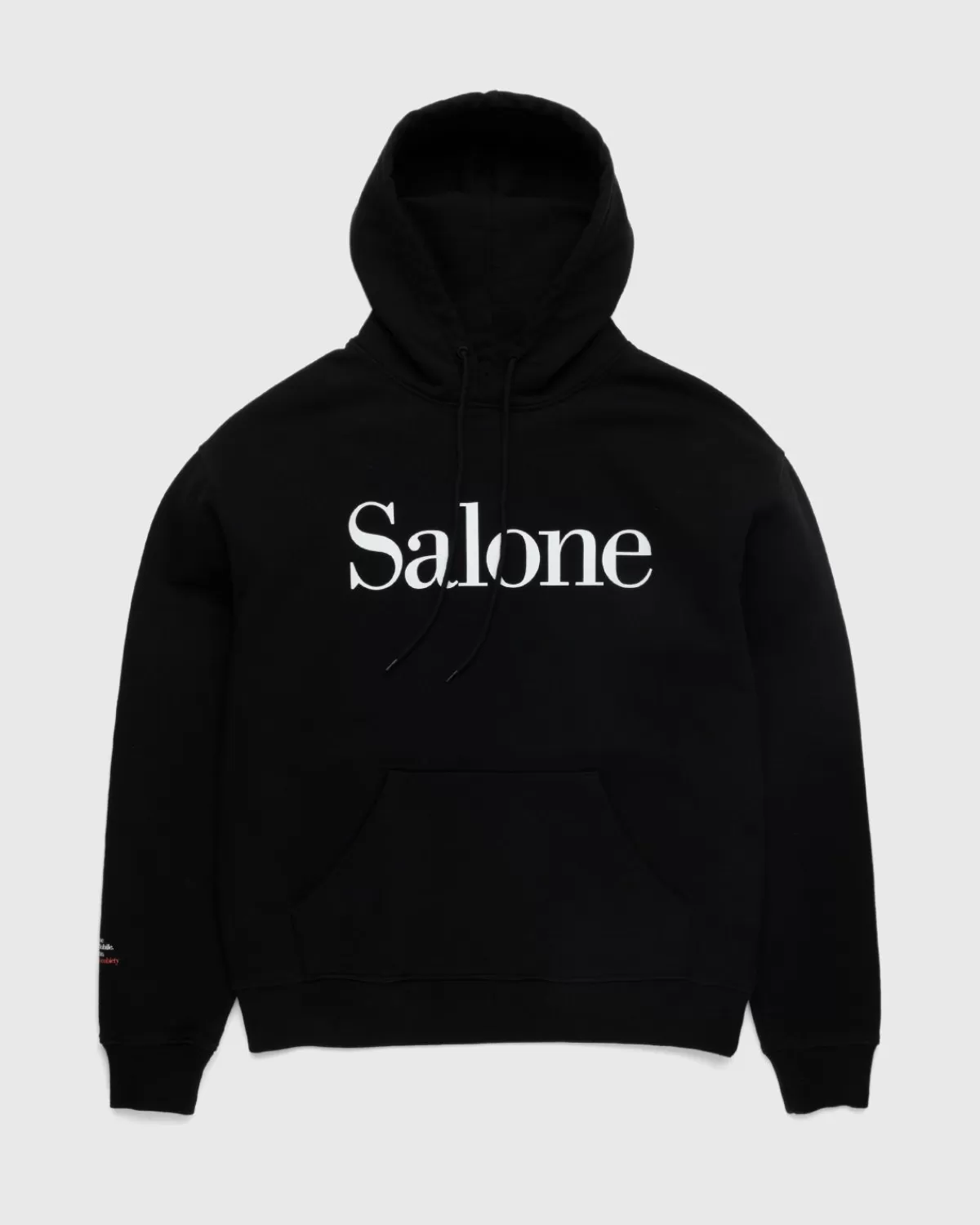 Salone del Mobile X Highsnobiety Hoodie Met Logo Zwart Best Sale