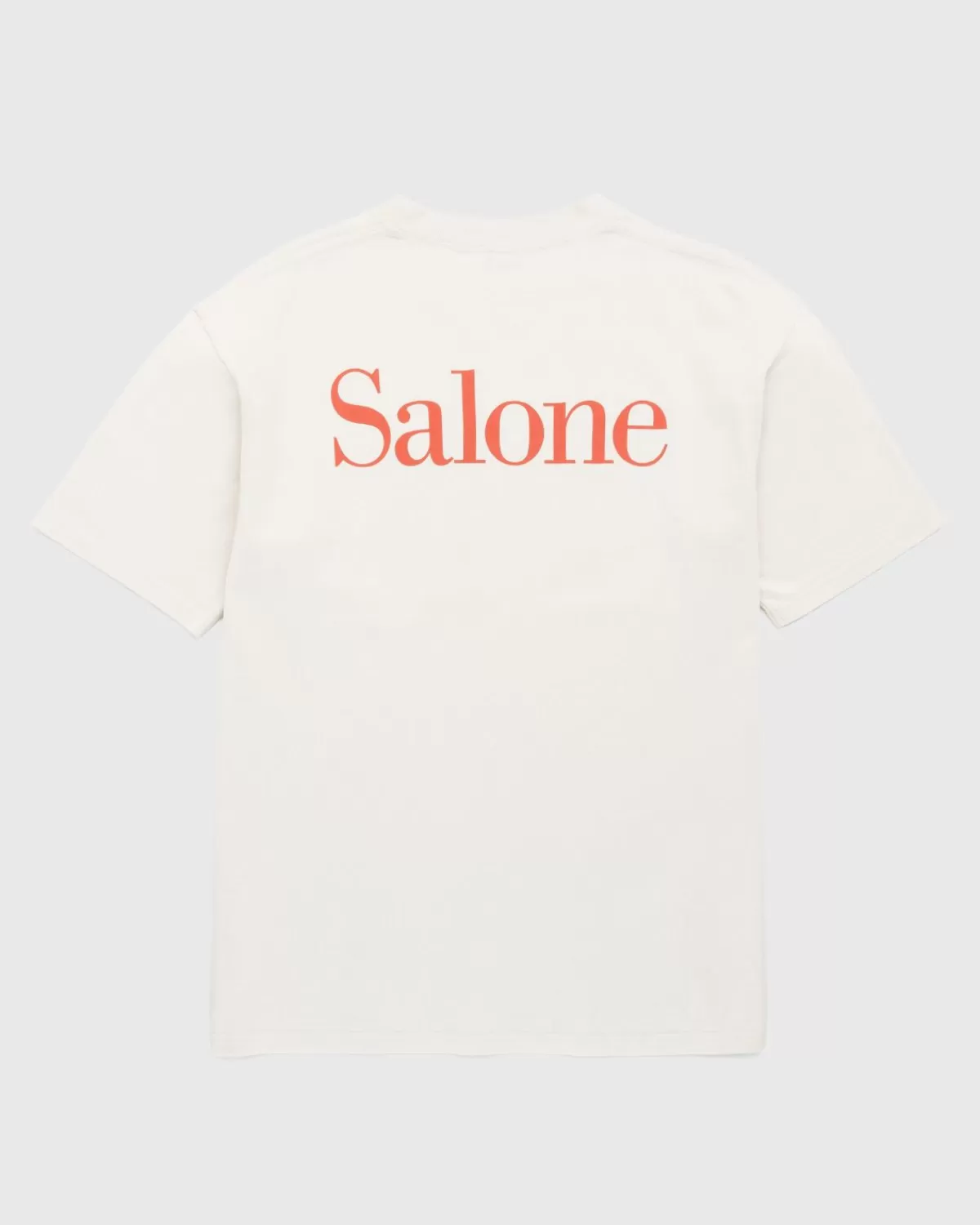 Salone del Mobile X Highsnobiety Logo T-Shirt Eierschaal Cheap