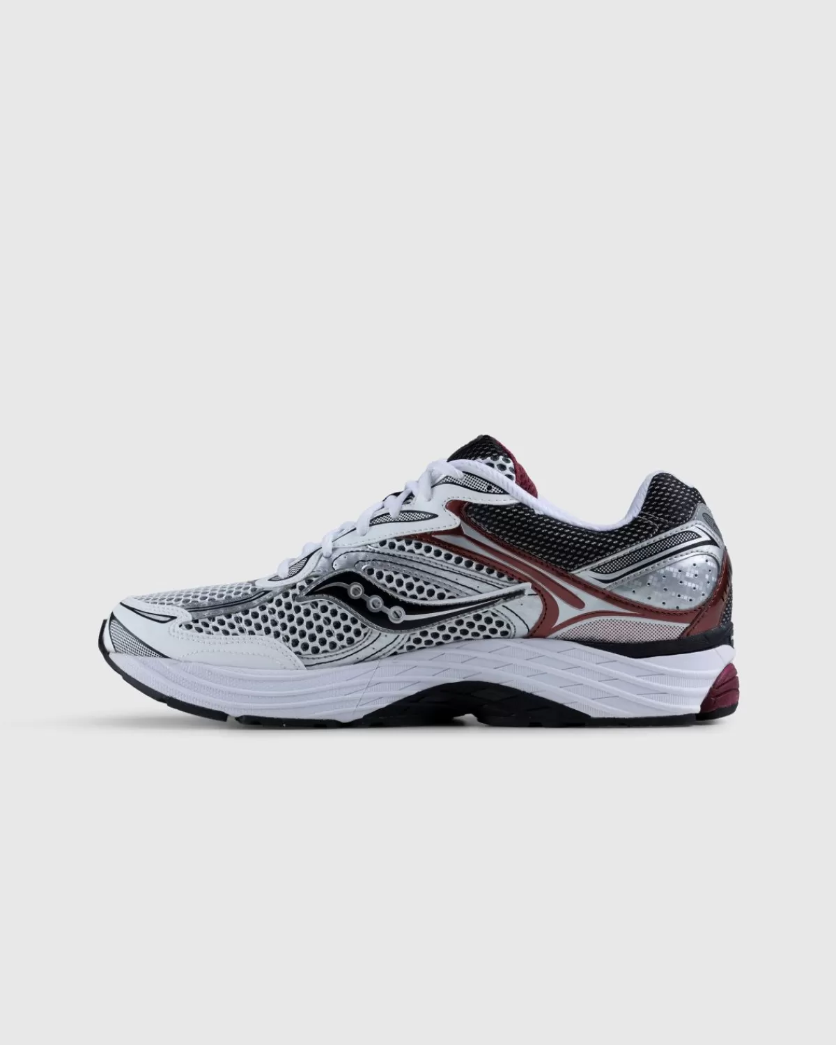 Saucony Progrid Omni 9 Zilver/Rood Outlet